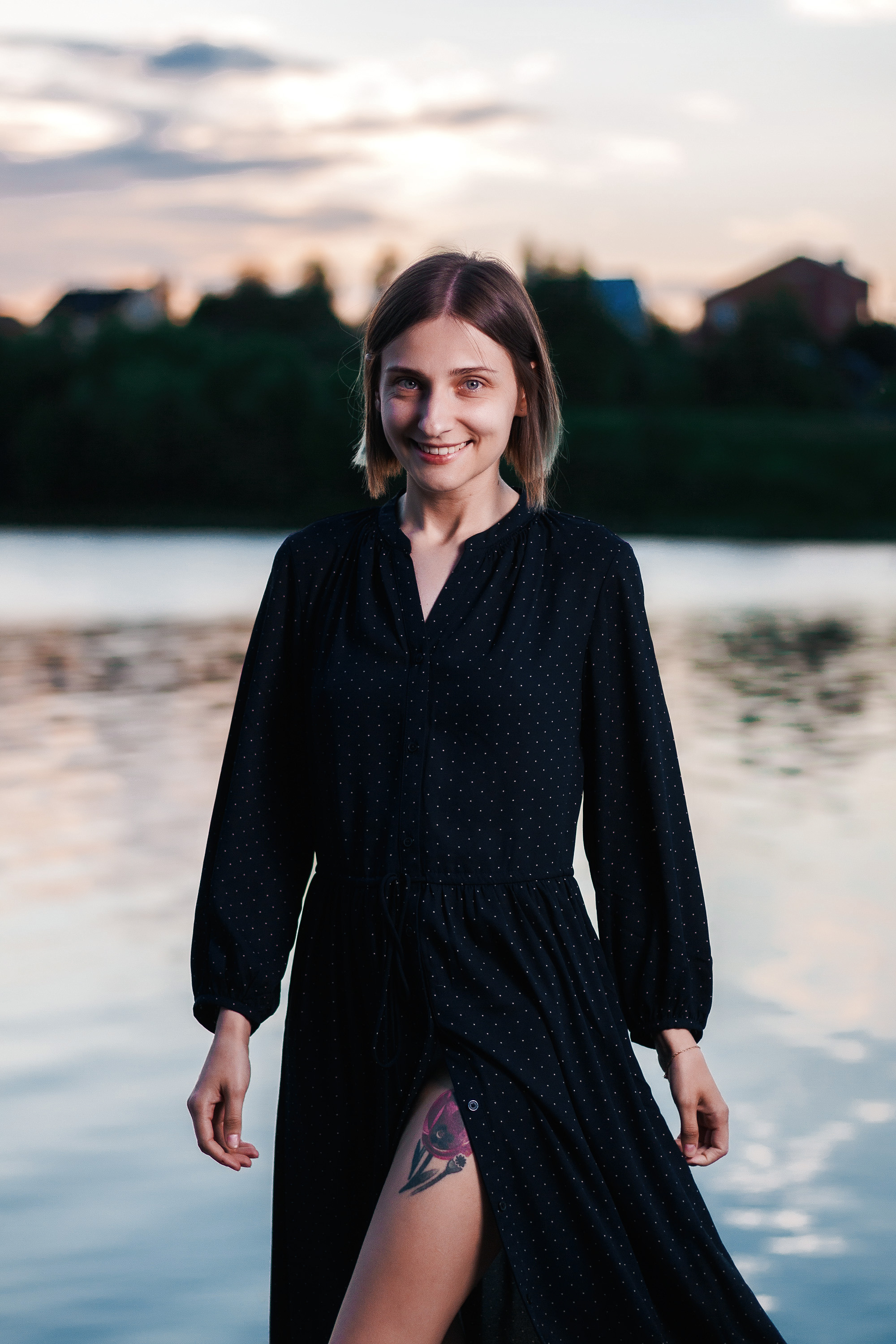 Волга на закате. Юля. Артем Ершов. Фотограф, Тверь