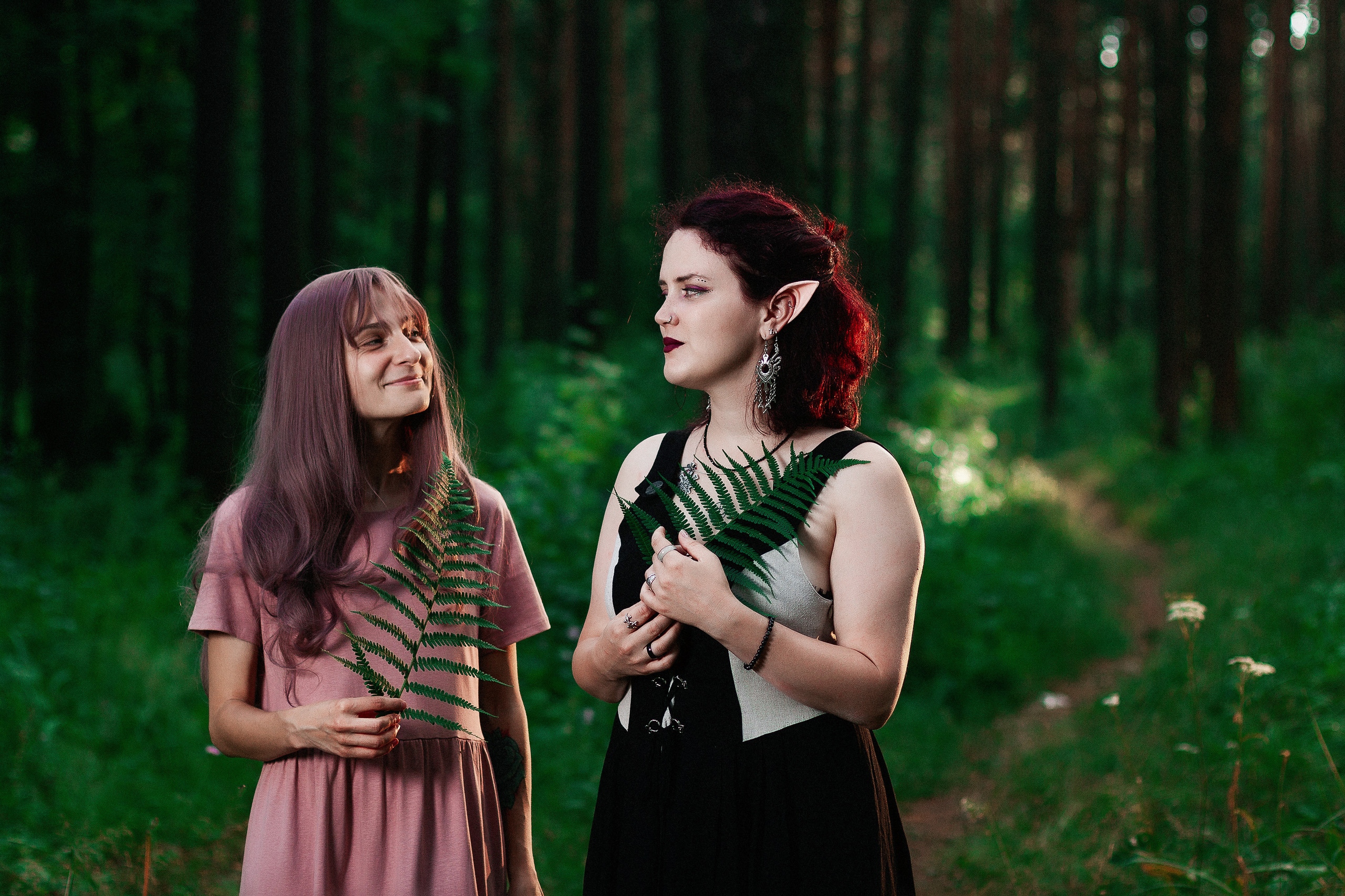 Юля и Даша. Лесные эльфы. Артем Ершов. Фотограф, Тверь