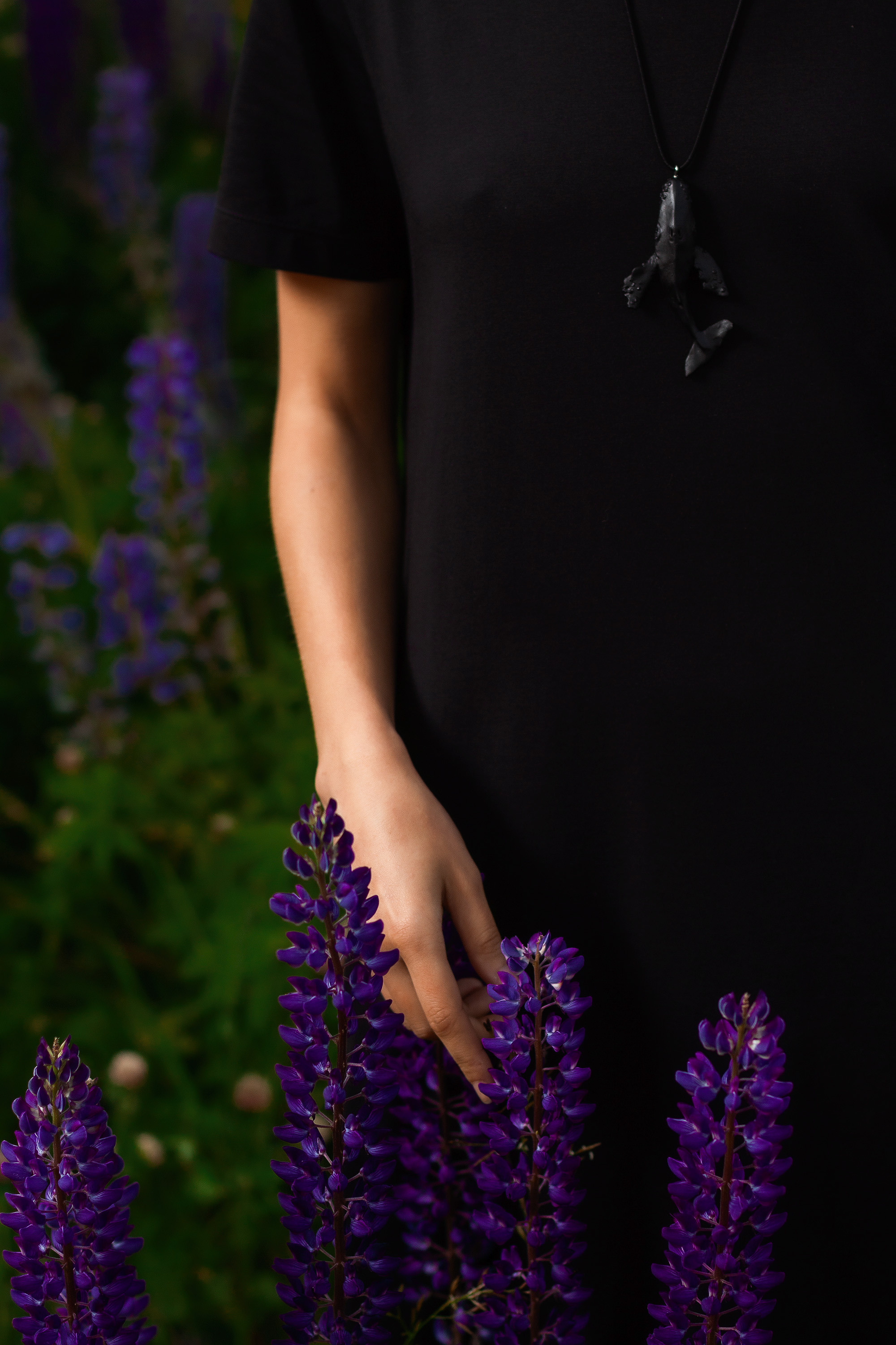 Съёмка в люпинах. Юля и Ксюша. Артем Ершов. Фотограф, Тверь