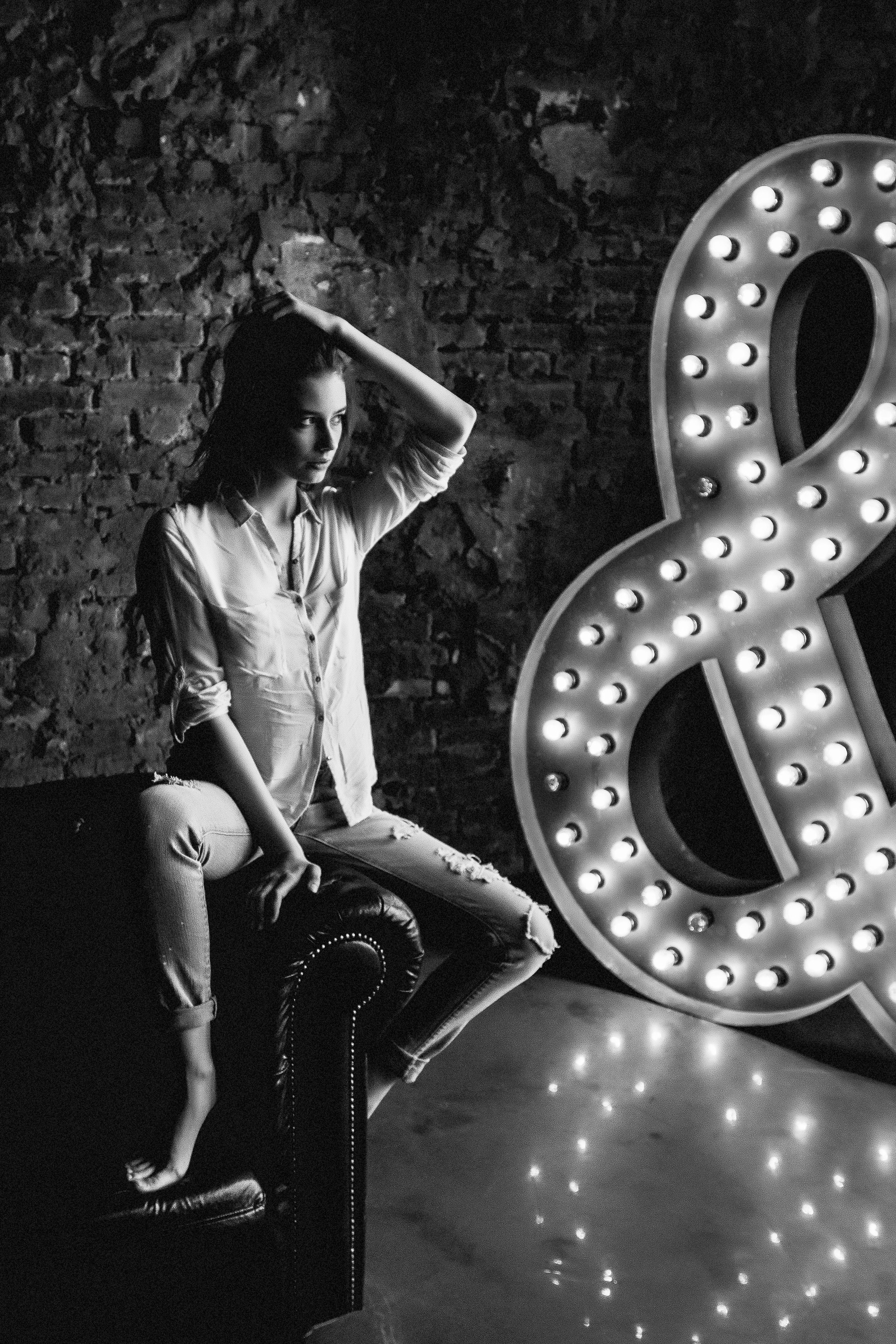 Алина. Cross Studio, Мск. Чб. Артем Ершов. Фотограф, Тверь