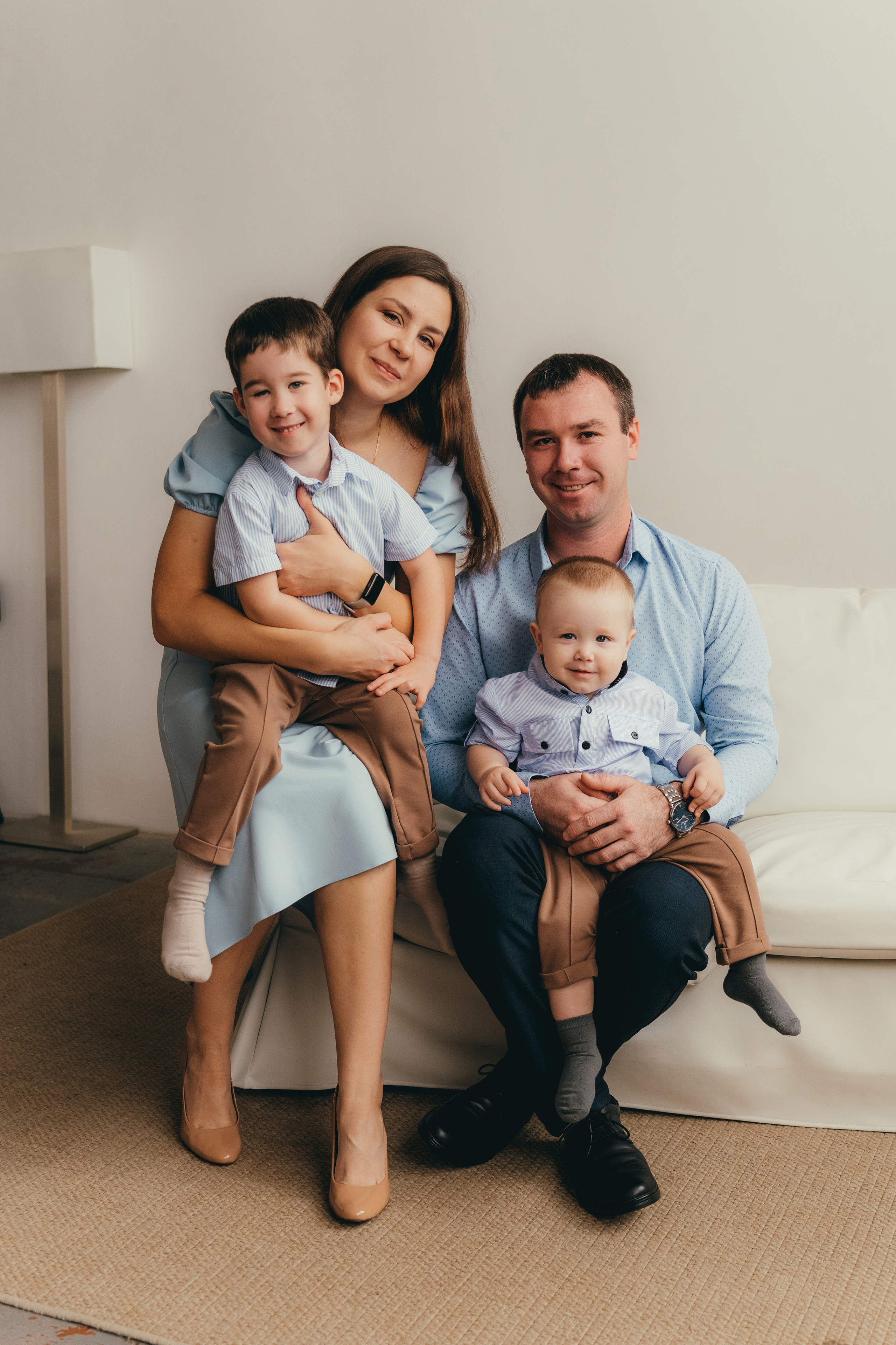 Большая семья. Семейный фотограф • Домашние съемки в Нижнем Новгороде