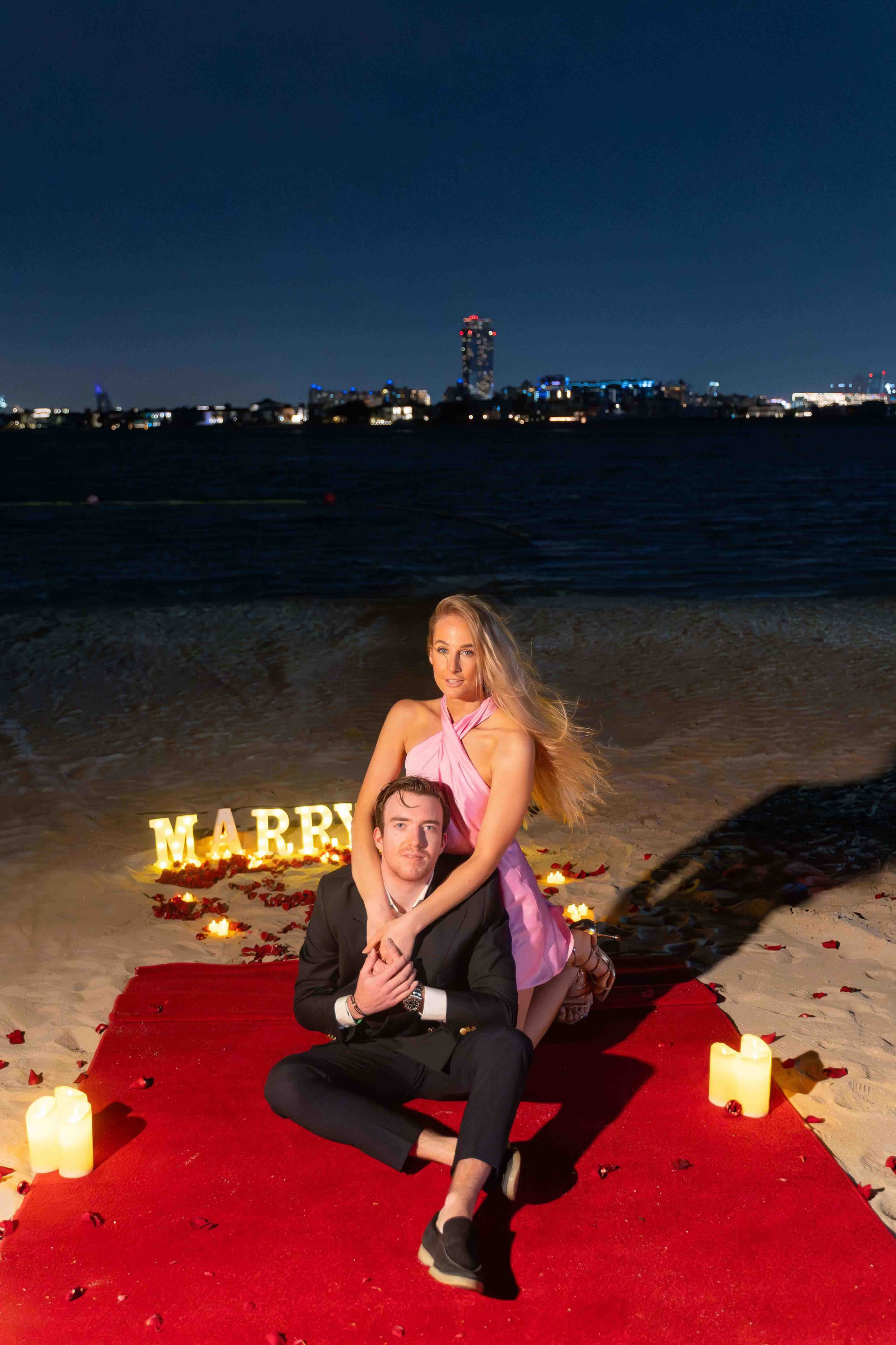 Шикарное предложение руки и сердца. Фотограф и видеограф в Москве и Абу Даби Мария Кулагина