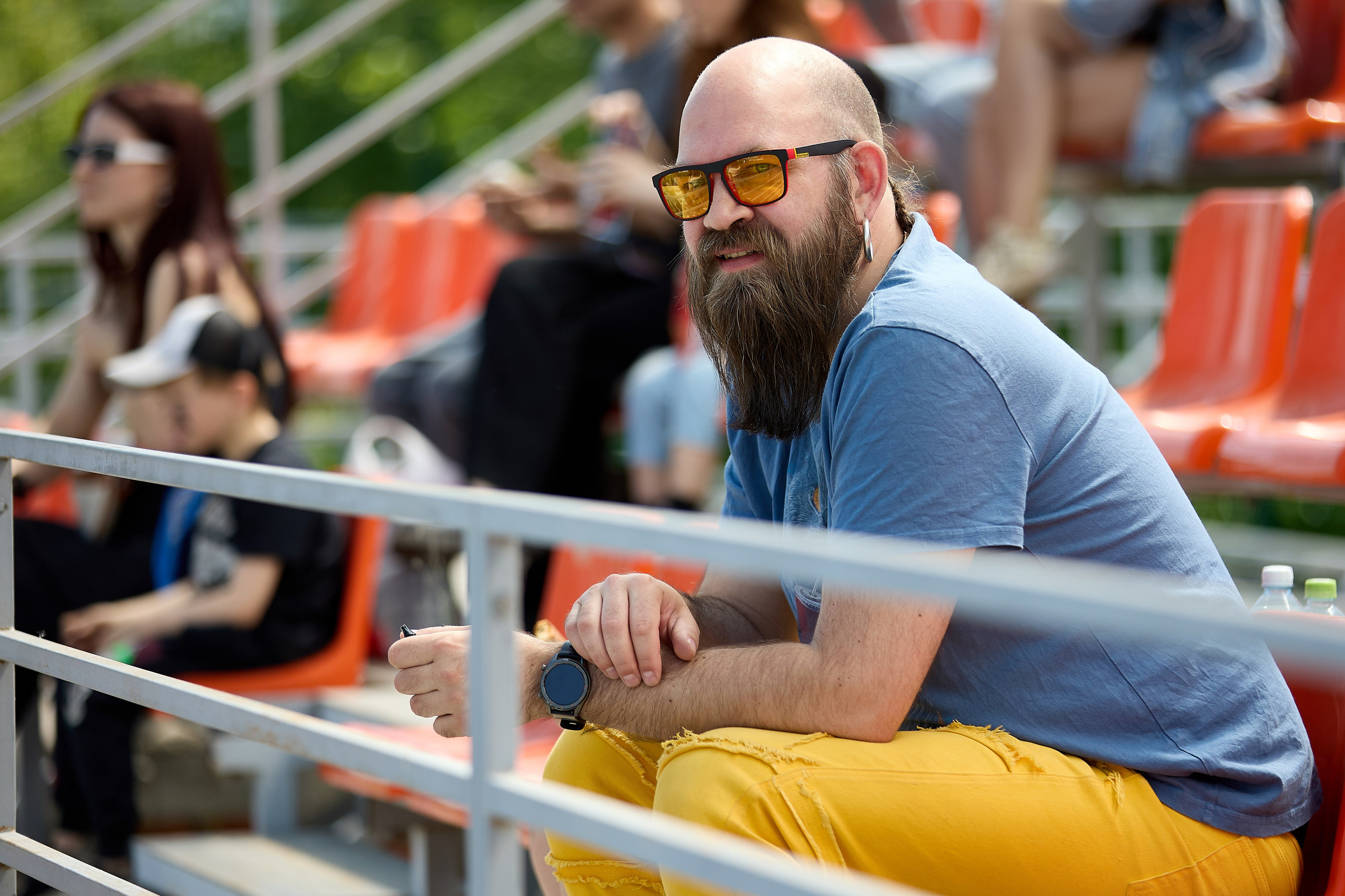 Американский футбол. Матч Чемпионата России. Светлана Родионова — фотограф спортивный и не только