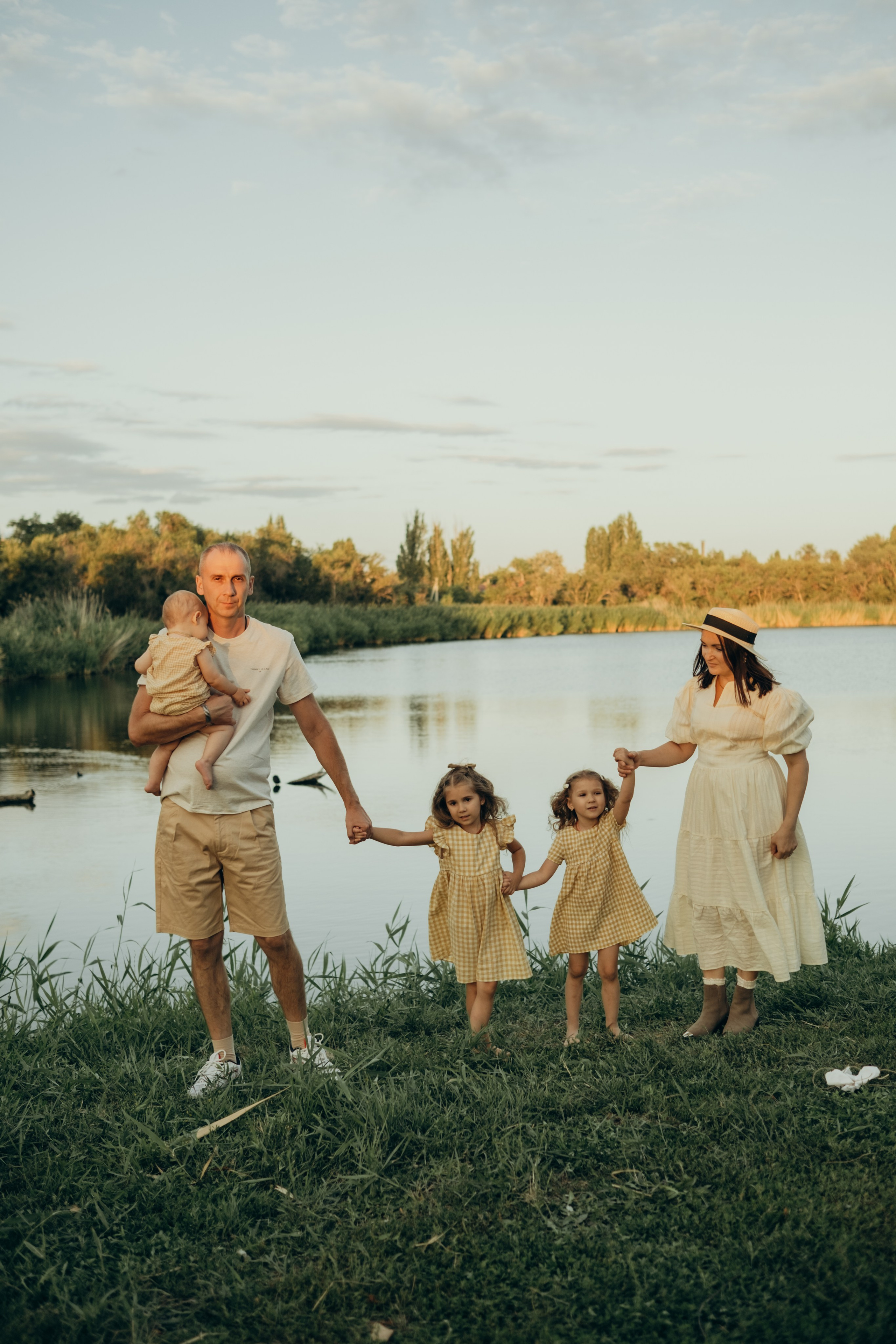 Семейная история на озере Сарпа. Фотограф в Москве Ольга Елоева