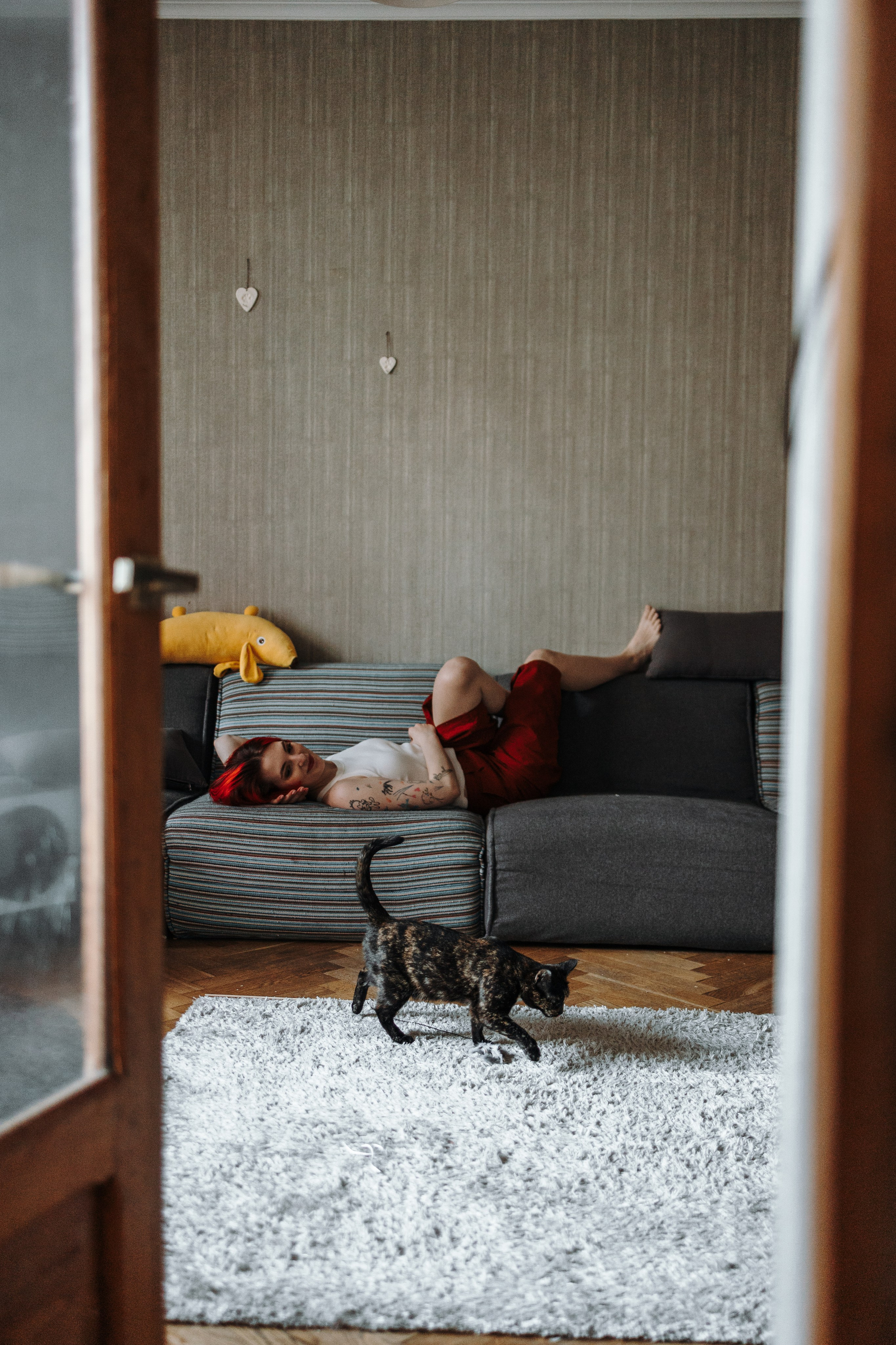 Саша и ее хвосты. Фотограф — Анималист | Санкт-Петербург