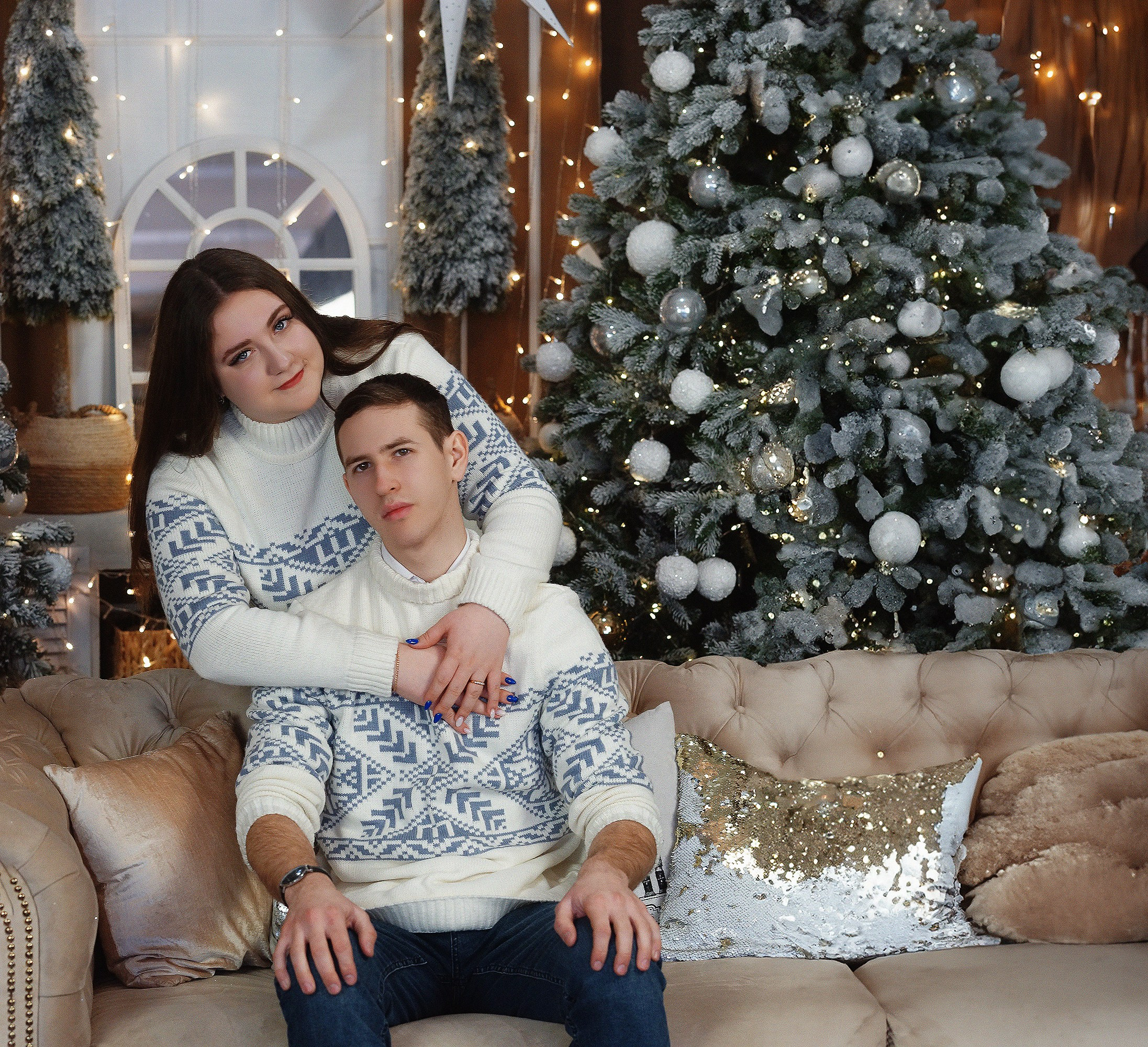 Семейная съёмка в студии. Семейный фотограф г. Новокузнецк Юлия Машникова