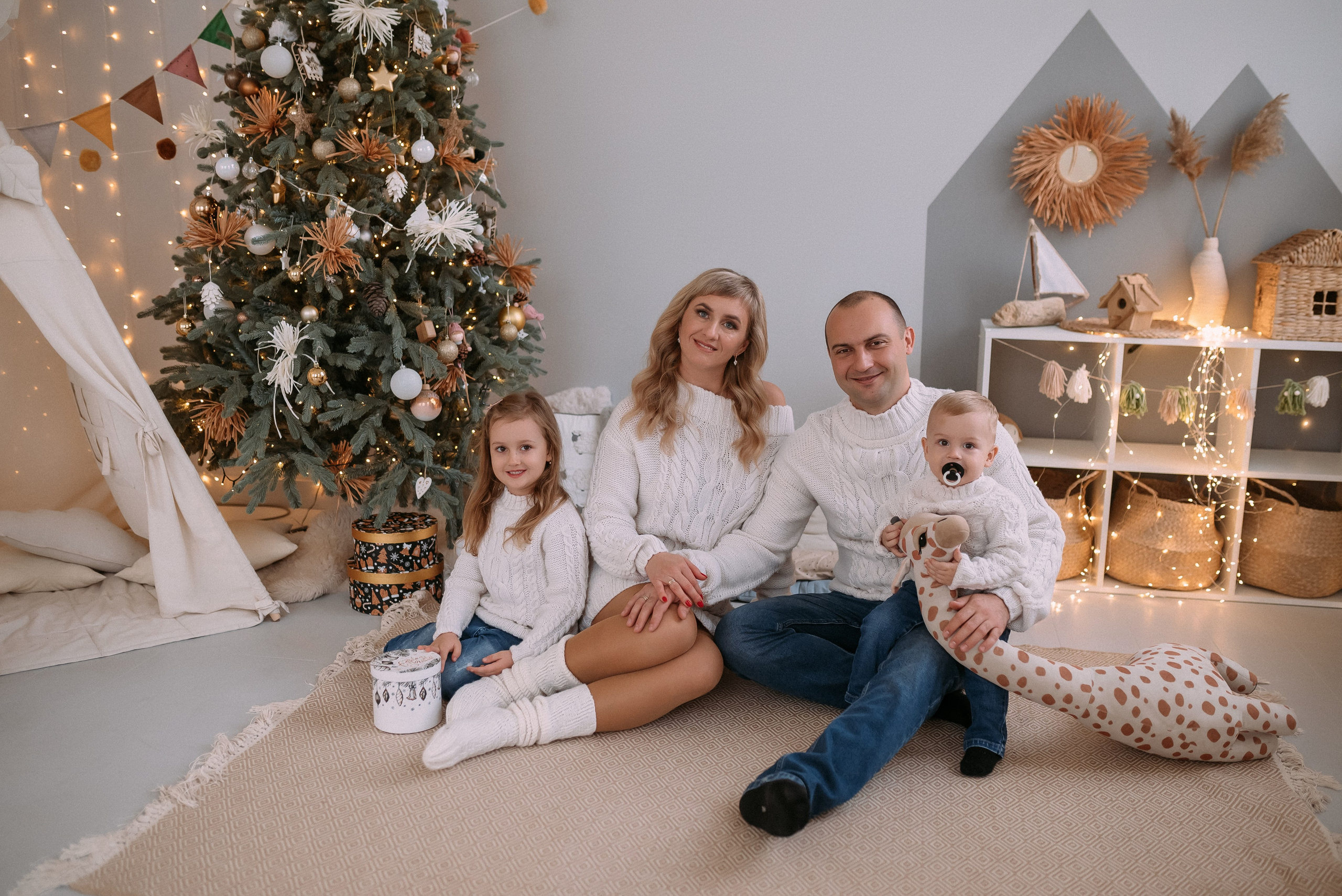 Семейная новогодняя съёмка. Свадебный и семейный фотограф в Симферополе Дарья Маркова