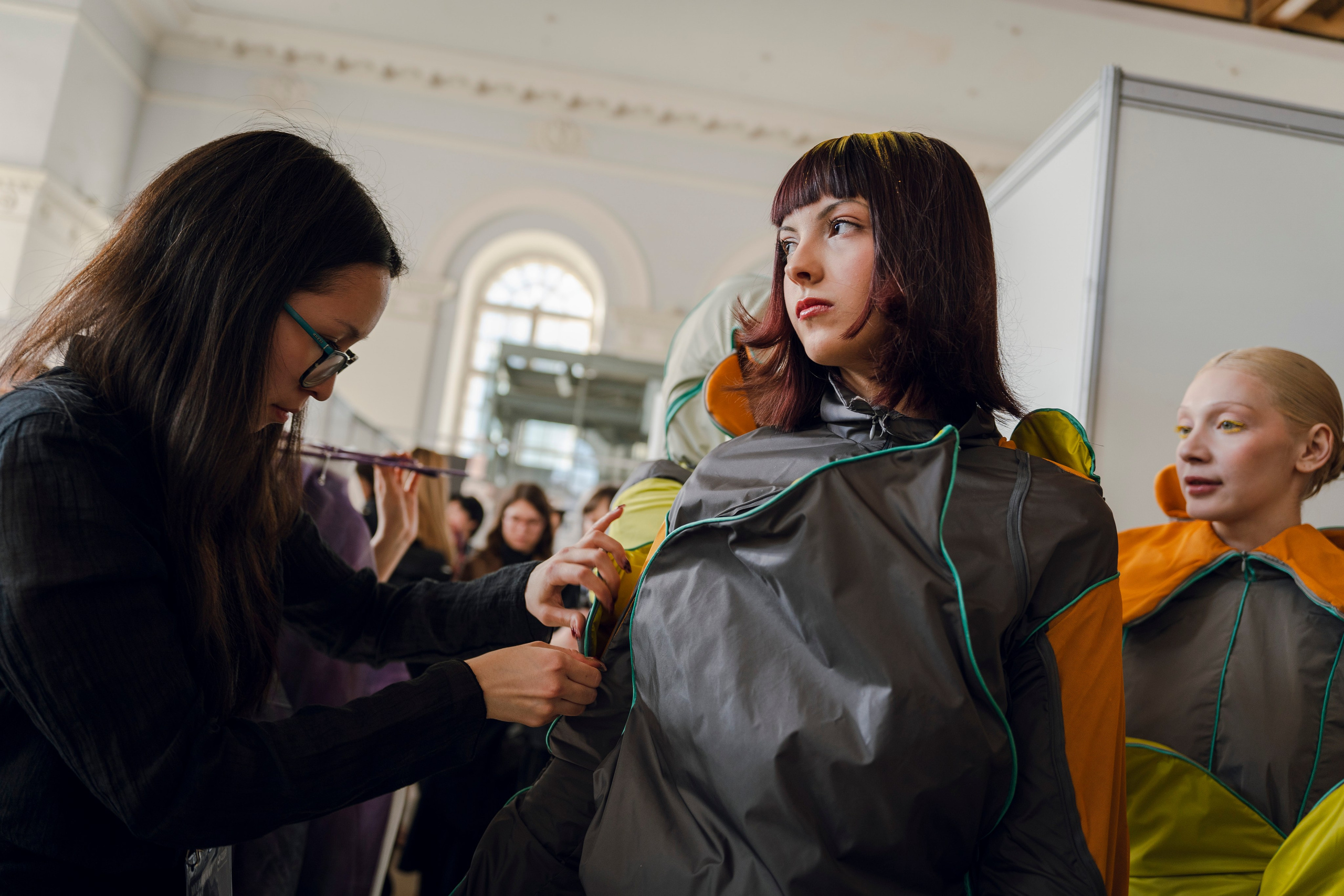 Показ Школы дизайна НИУ ВШЭ на Московской неделе моды. Фотограф в Москве Савкина Евгения
