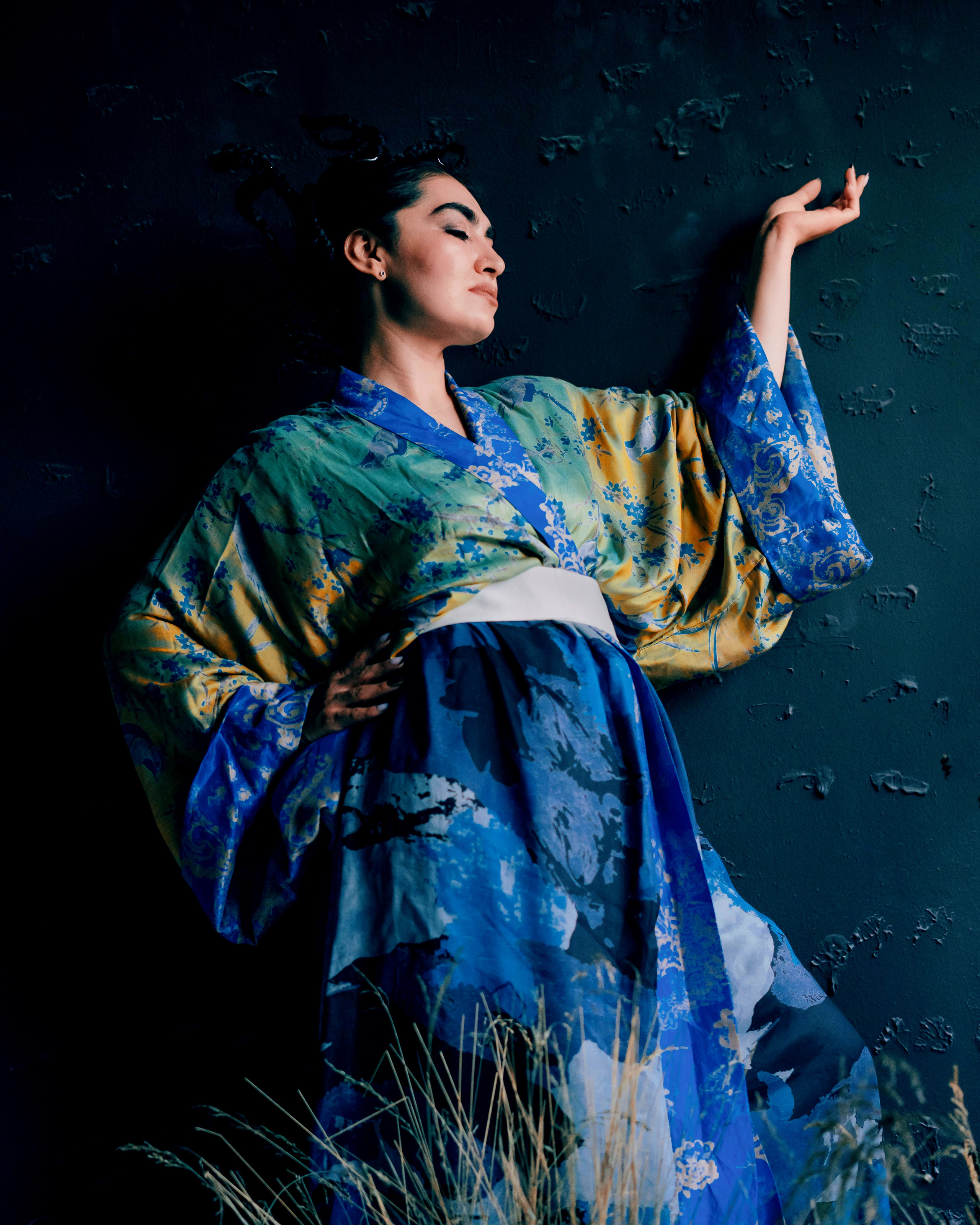 Фотосъёмка дизайнерской коллекции для бренда кимоно