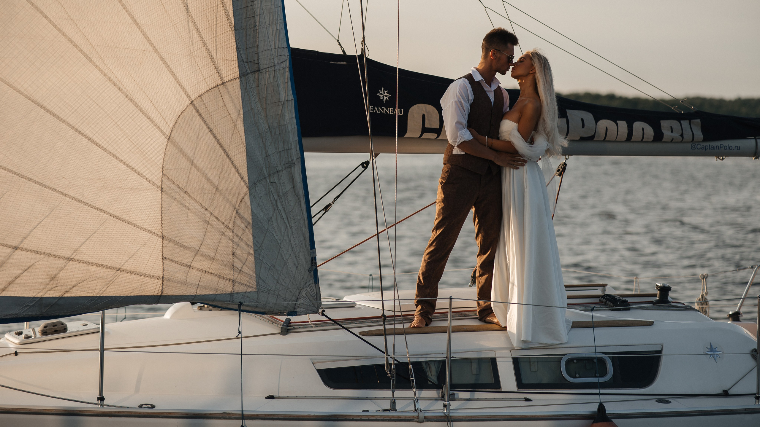 Яхта. Фотограф Антон Стренковский. Свадебная хроника в Москве