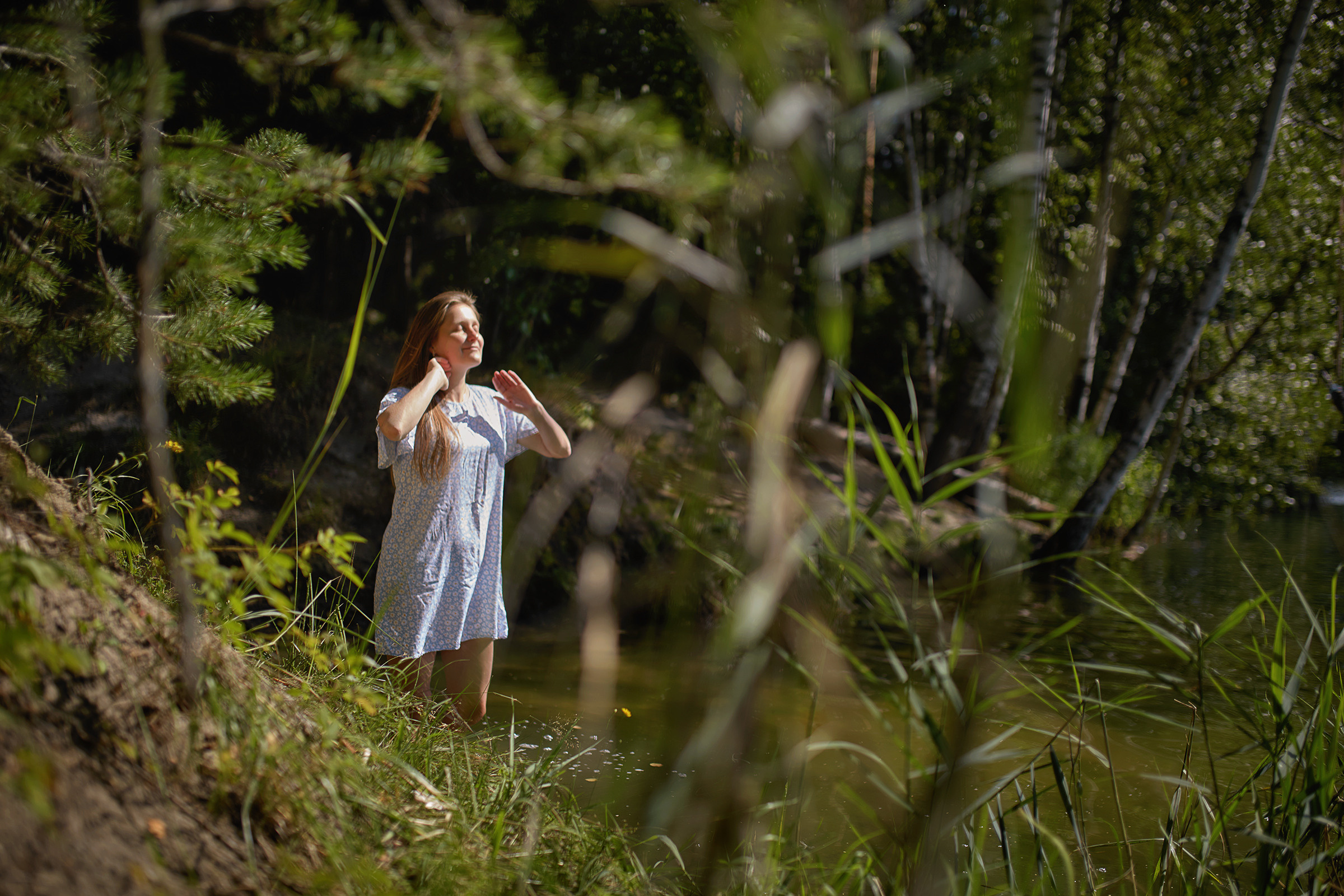 Утро на закате лета. Фотограф Роман Желтухин