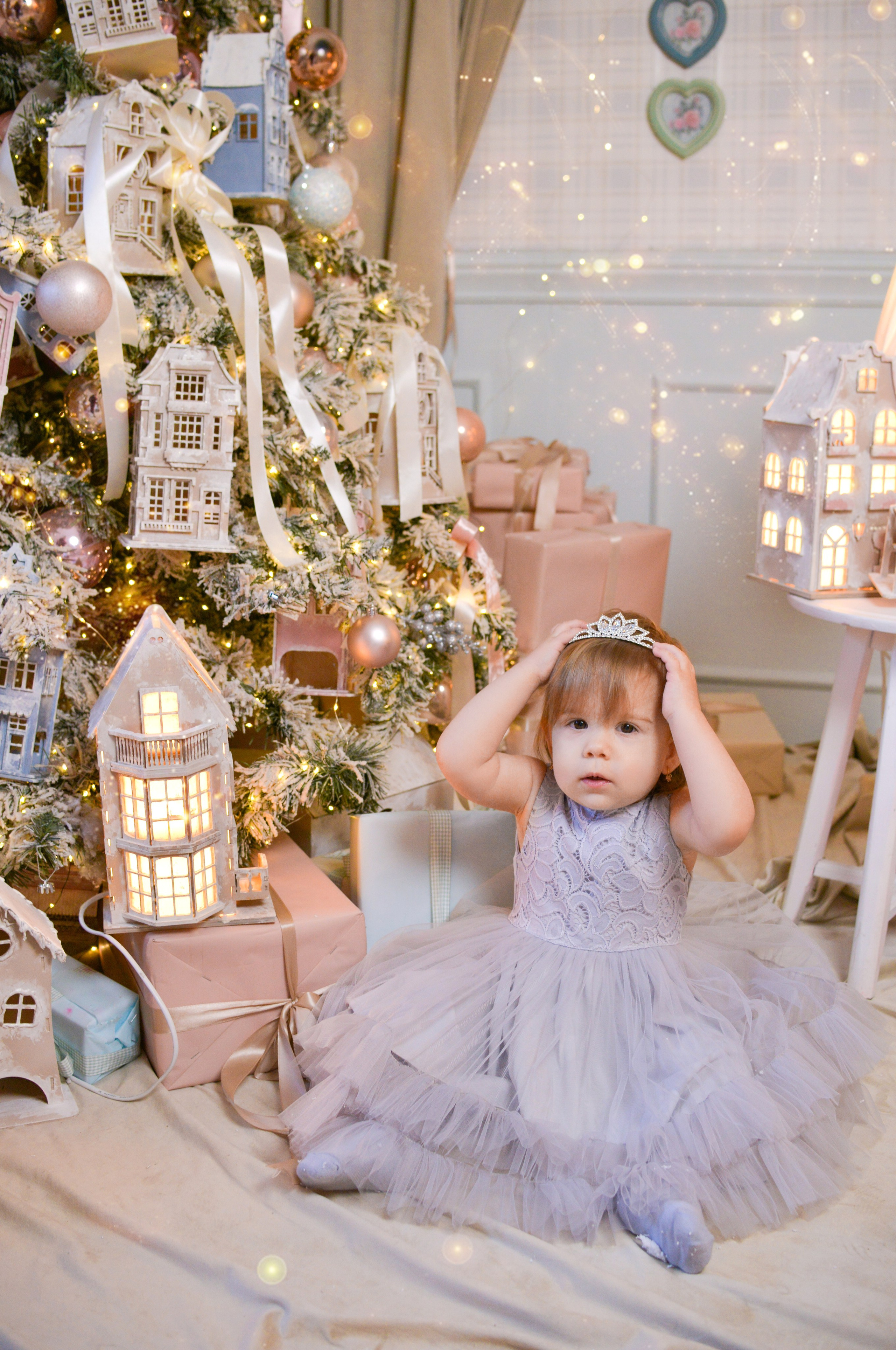 Новогодняя семейная фотосессия в Краснодаре 2023-2024. Фотограф новорожденных Краснодар Малышенко Надежда