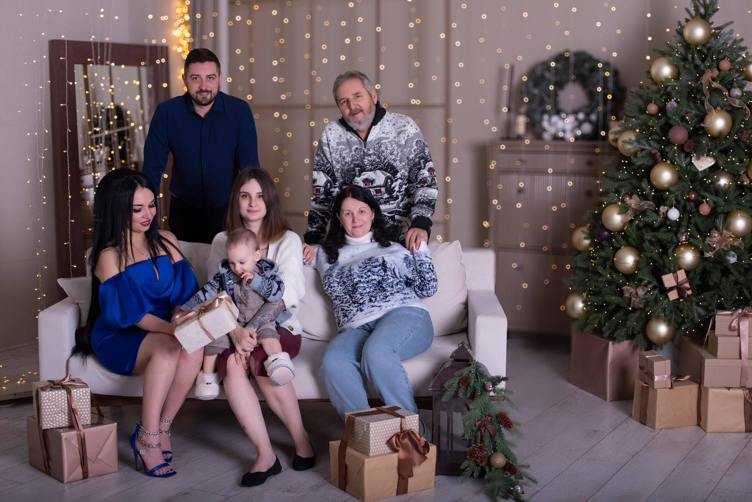 Семейная новогодняя. Фотограф самых запоминающихся моментов Вашей жизни