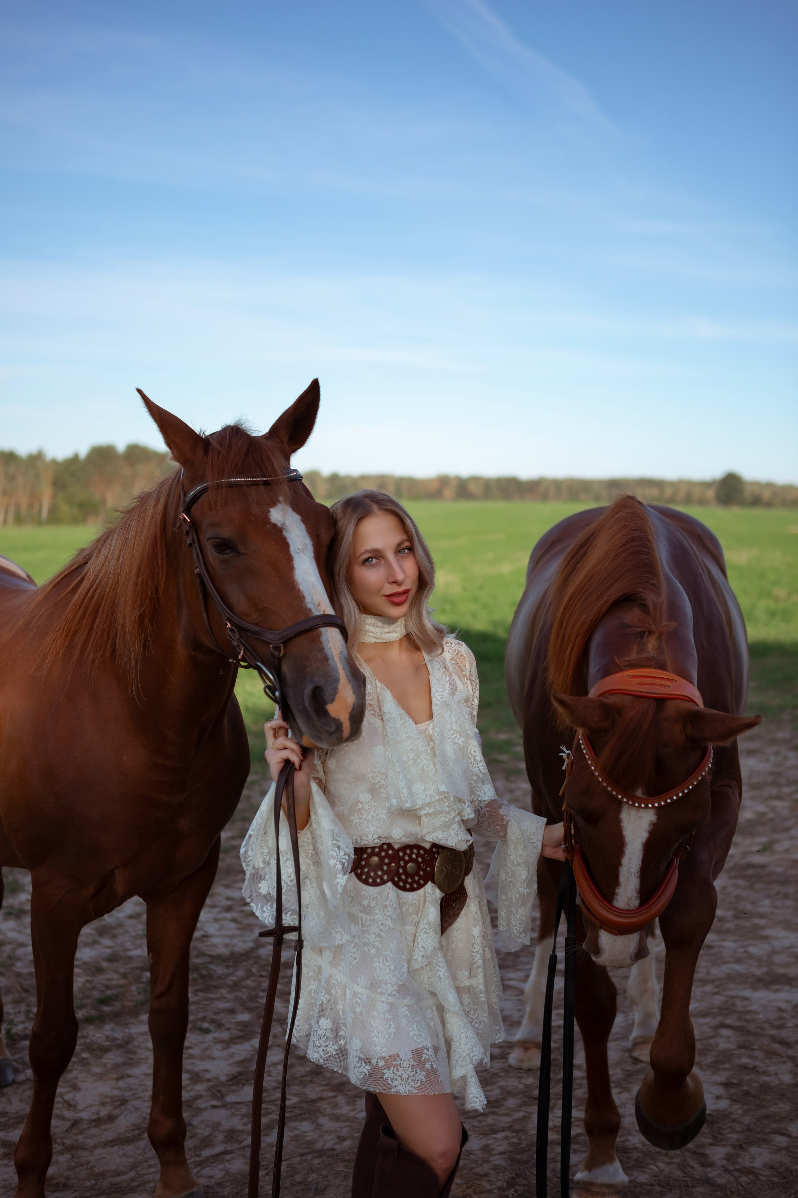 Съемка Елизавета с лошадьми. Фотограф Калуга