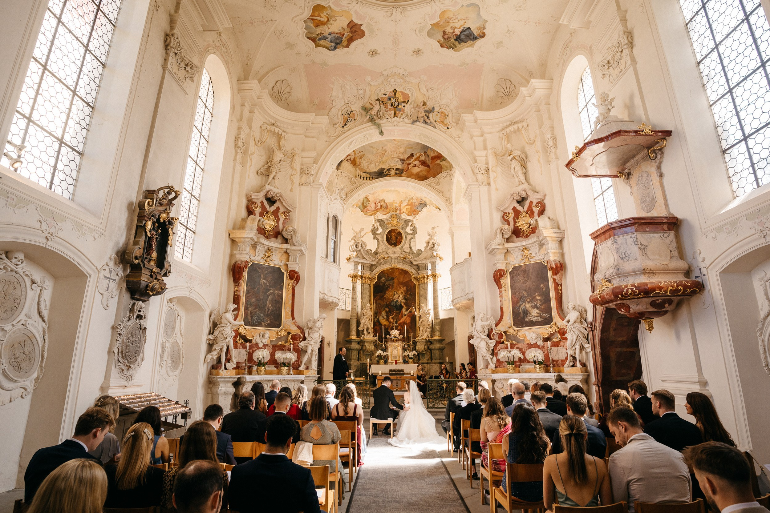 Kirchliche Trauung in der Schlosskirche St. Marien Insel Mainau
