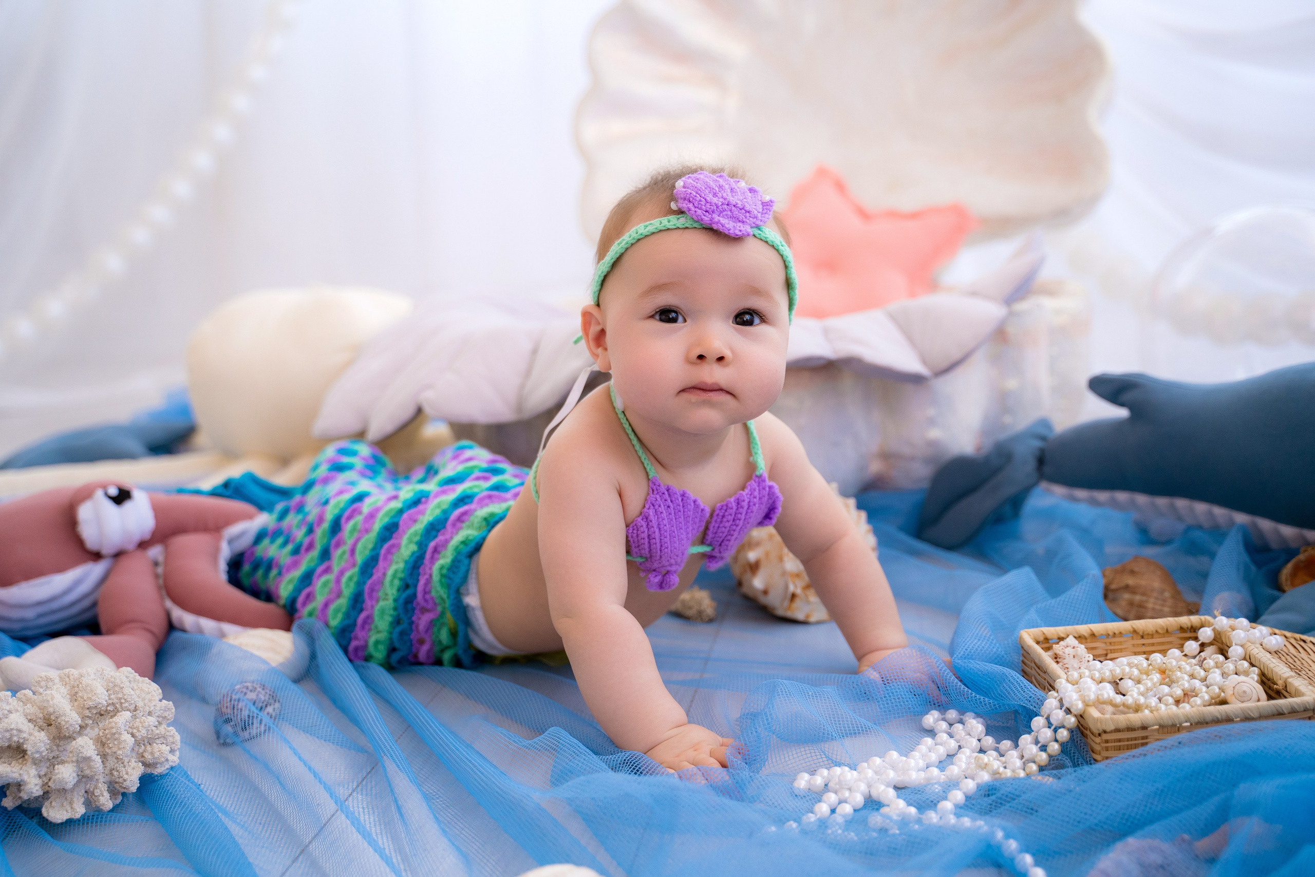 Русалочка. Фотостудия Малина в городе Улан-Удэ. Фотограф Ирина Жарникова