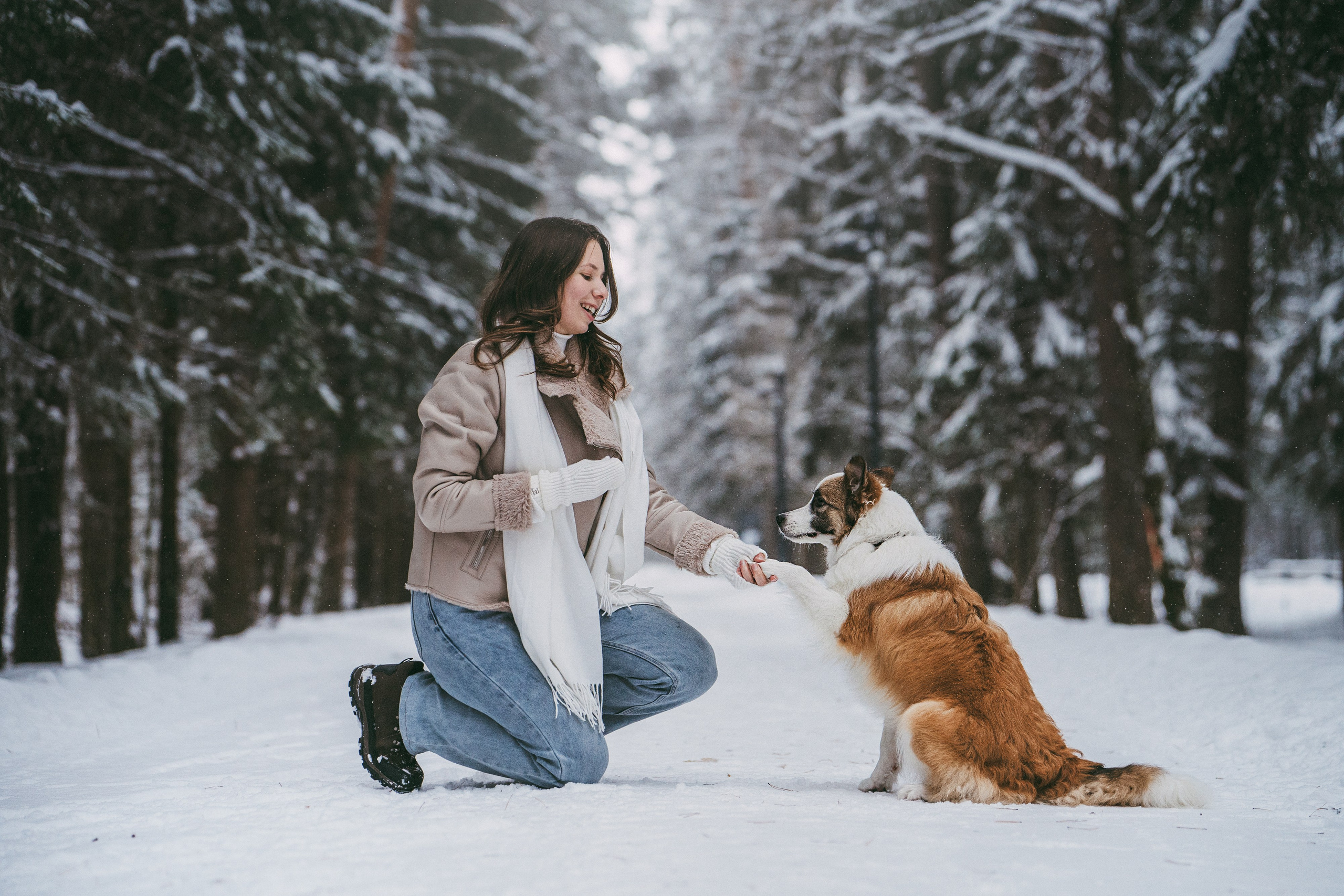 Катя, Анатолий и Елай. Фотограф анималист в Москве и Санкт-Петербурге Свиридова Анна