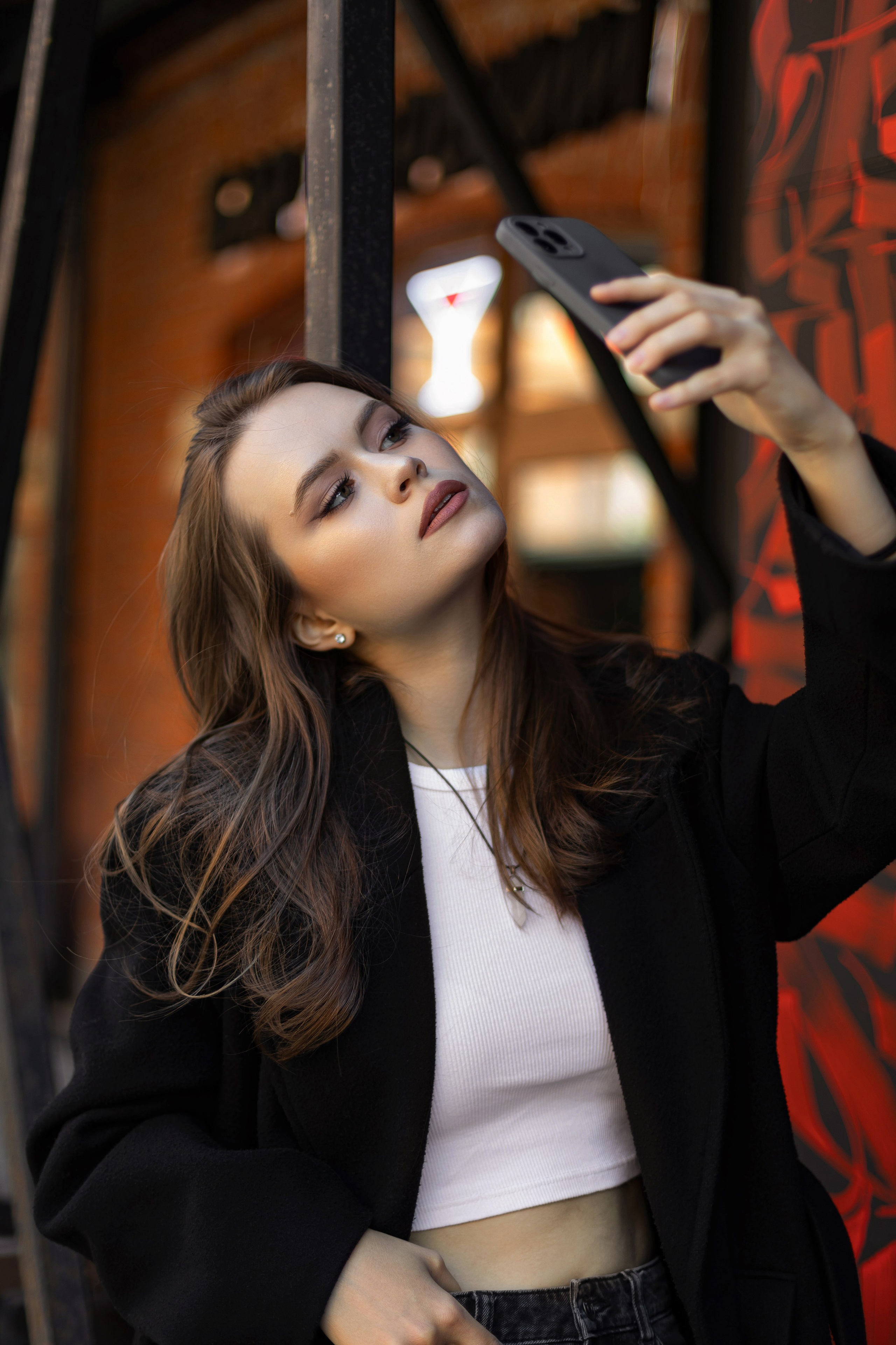 Фотосъемка девушки в пространстве Seno. Свадебный и портретный фотограф в Санкт-Петербурге Надежда Чечулина