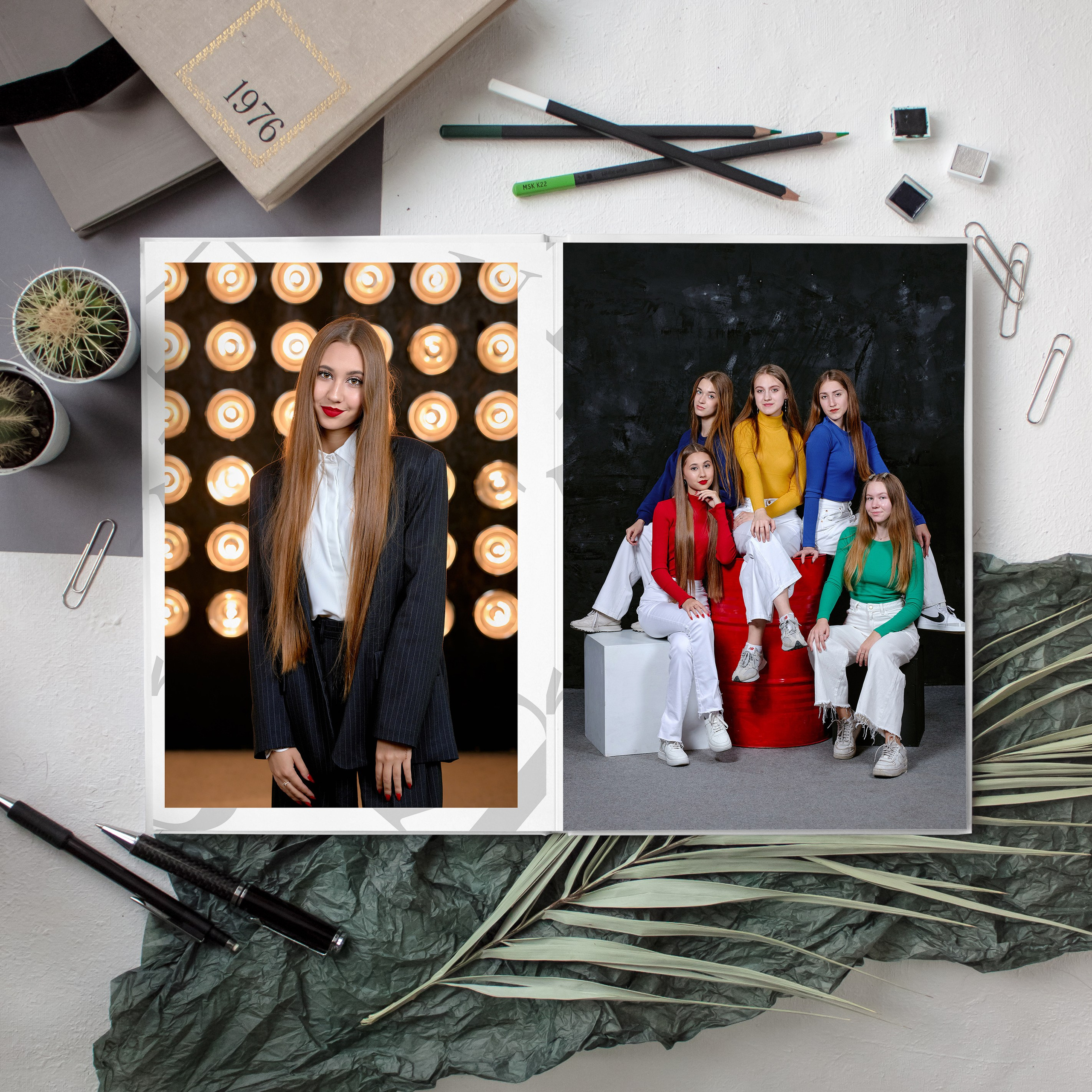 Выпускной Альбом Таганрог 10 разворотов. Фотограф Выпускные альбомы Таганрог Сергей Коробченко