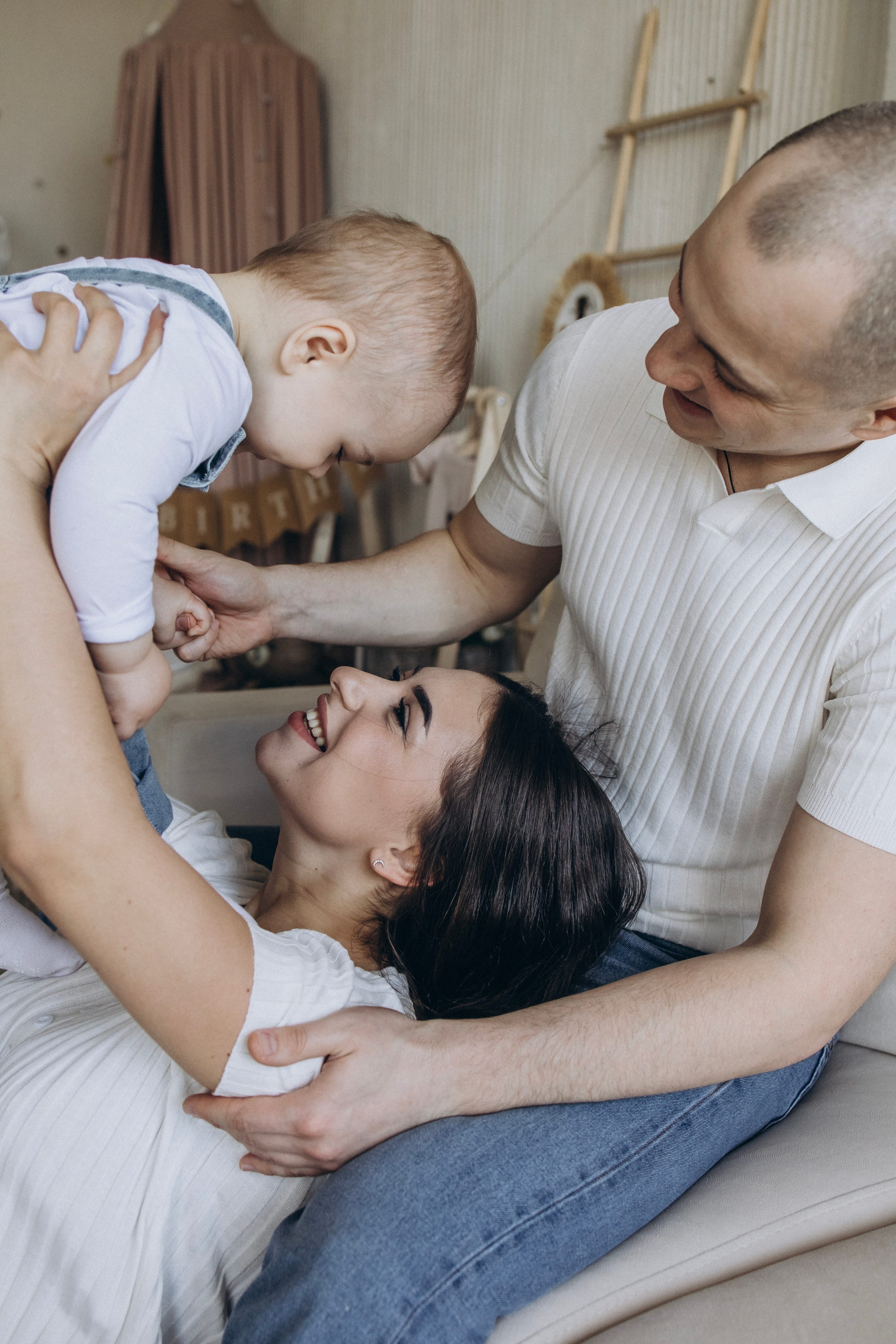 Фотосессия на годик. Ньюборн фотограф в Москве Чернова Анна — профессиональные фотосессии новорожденных в Москве на дому