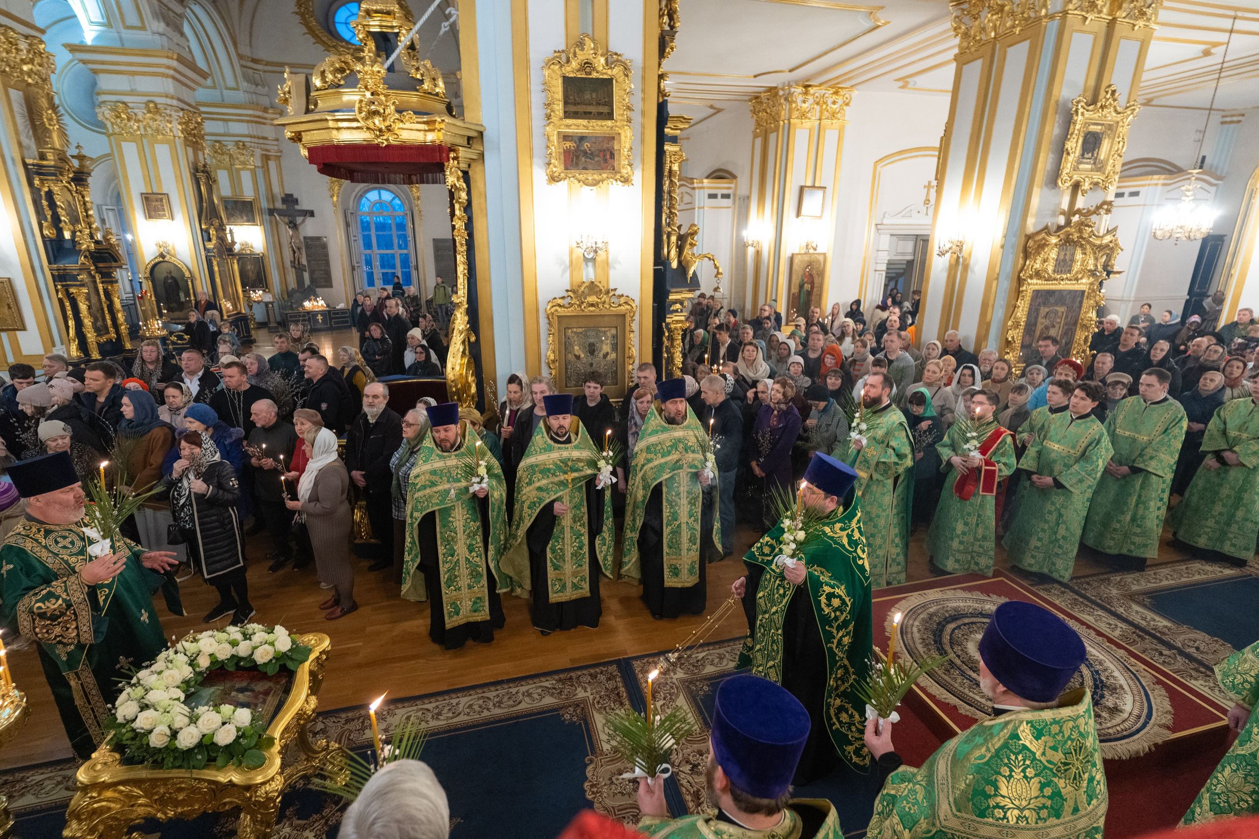 Суббота 6-й седмицы, ваий. Лазарева суббота. Воскрешение прав. Лазаря. НИКОЛО-БОГОЯВЛЕНСКИЙ МОРСКОЙ СОБОР