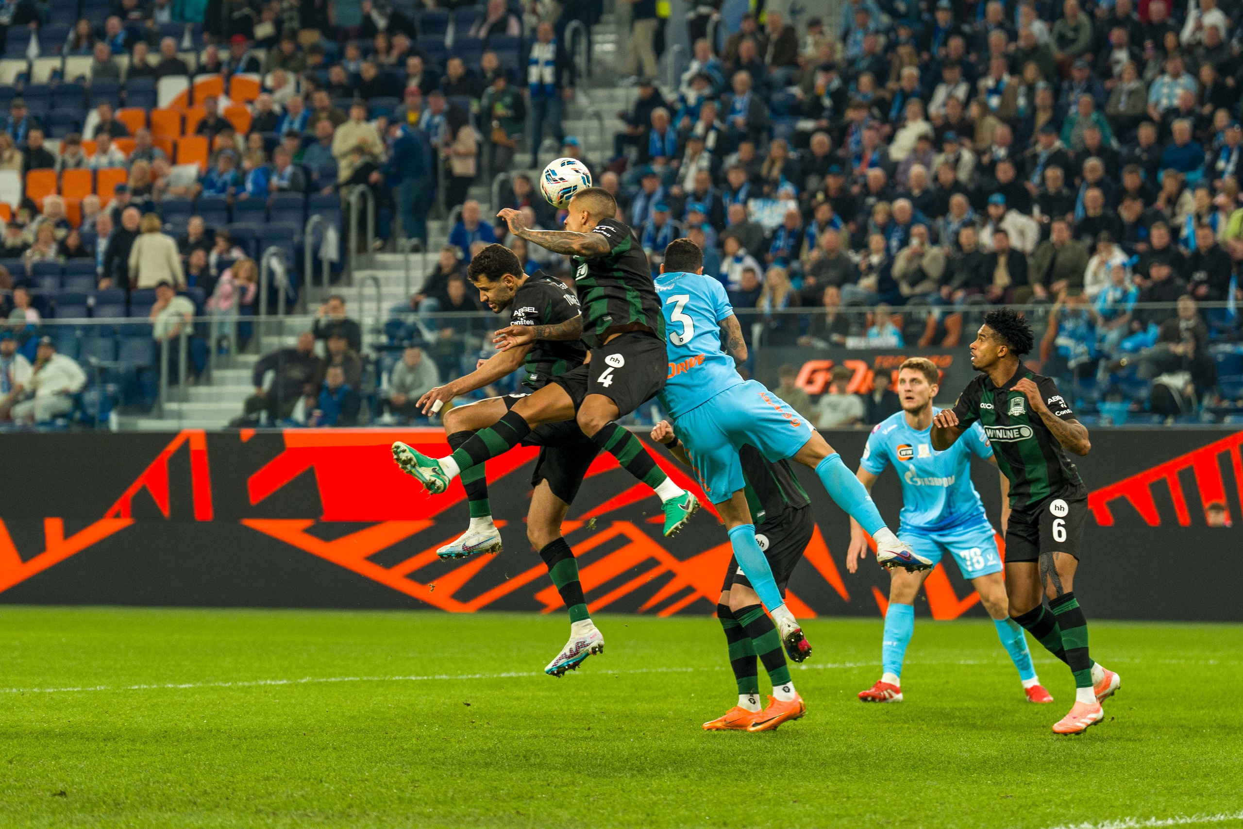 Zenit vs Krasnodar 1–1 | RPL Round 24 Match Photography at Gazprom Arena — Anton Hauff, Saint Petersburg. Sports Photographer in Saint Petersburg | Anton Hauff