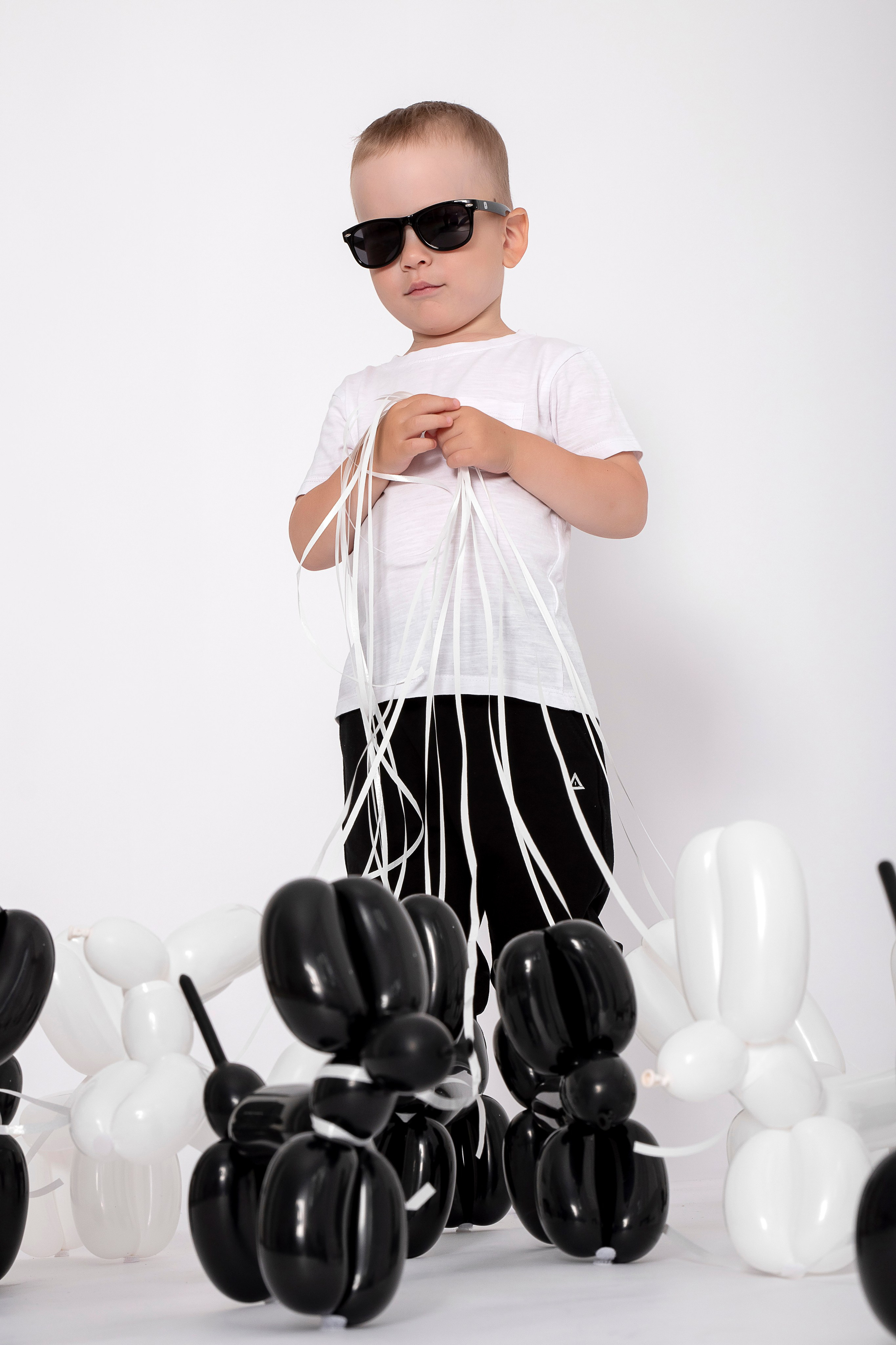 Фотосессия с воздушными шариками для Саши. Фотограф Наталья Жильцова