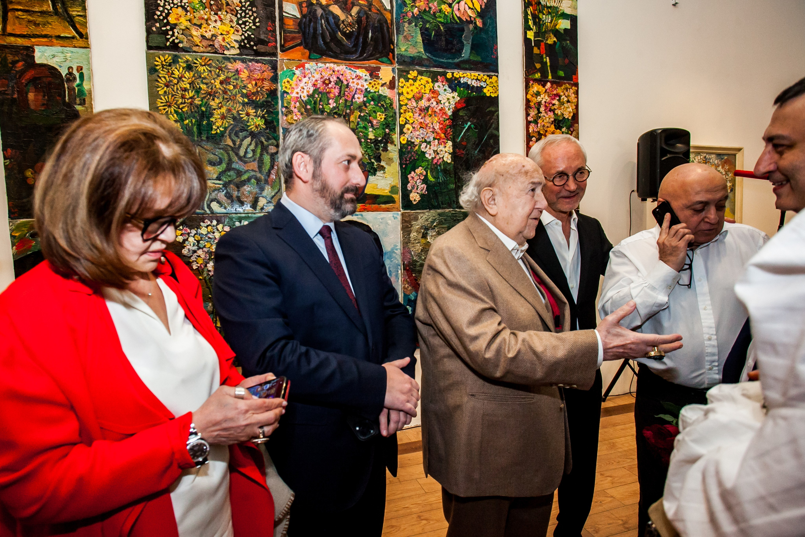 Открытие выставки Зураба Церетели. Art photographer Nino