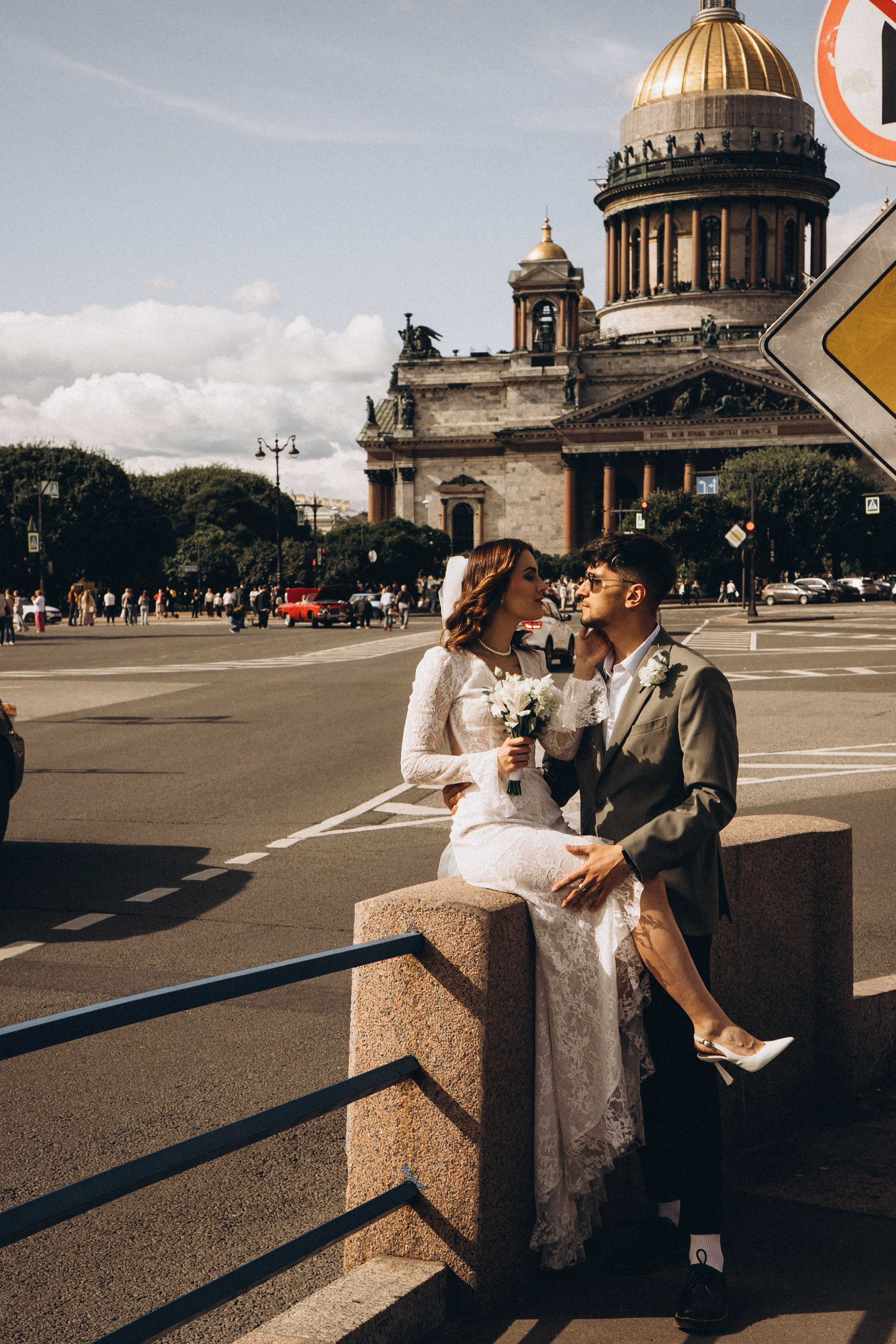 СВАДЕБНАЯ ПРОГУЛКА ВОЗЕ ИСАИКЕВСКОГО СОБОРА АСТОРИИ И ЗАКОНОДАЛЕТНОГО СОБРАНИЯ. Профессиональный фотограф, Санкт-Петербург — Виктория Богомолова