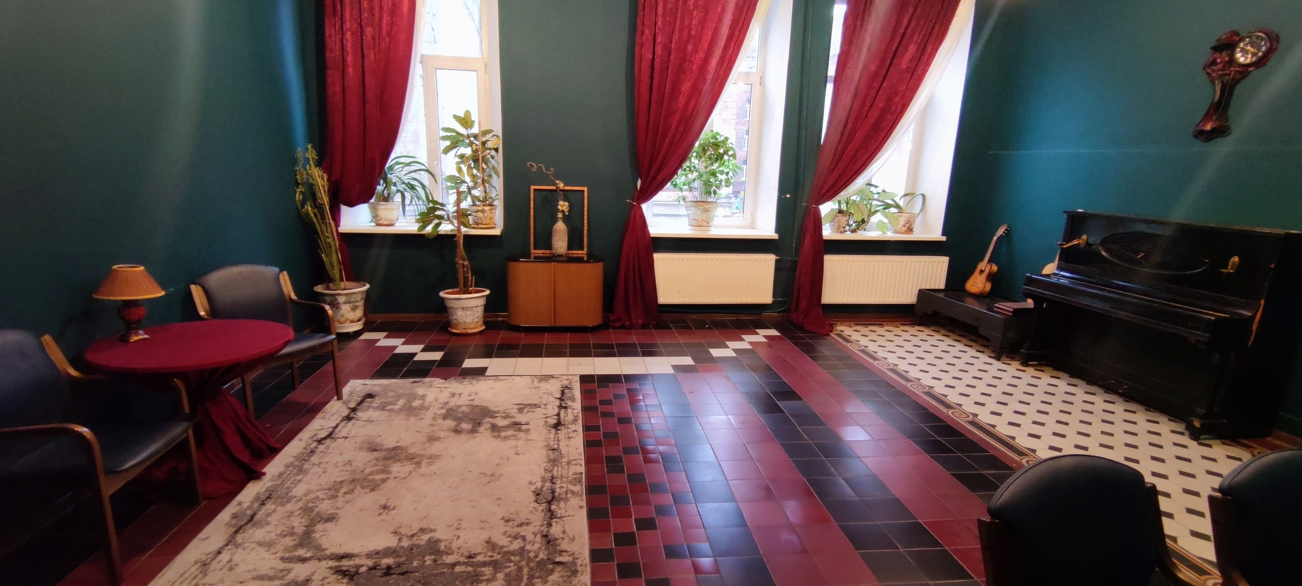 Аренда класса вокала и фортепиано. Пространство для репетиций. Дом Шрёдера