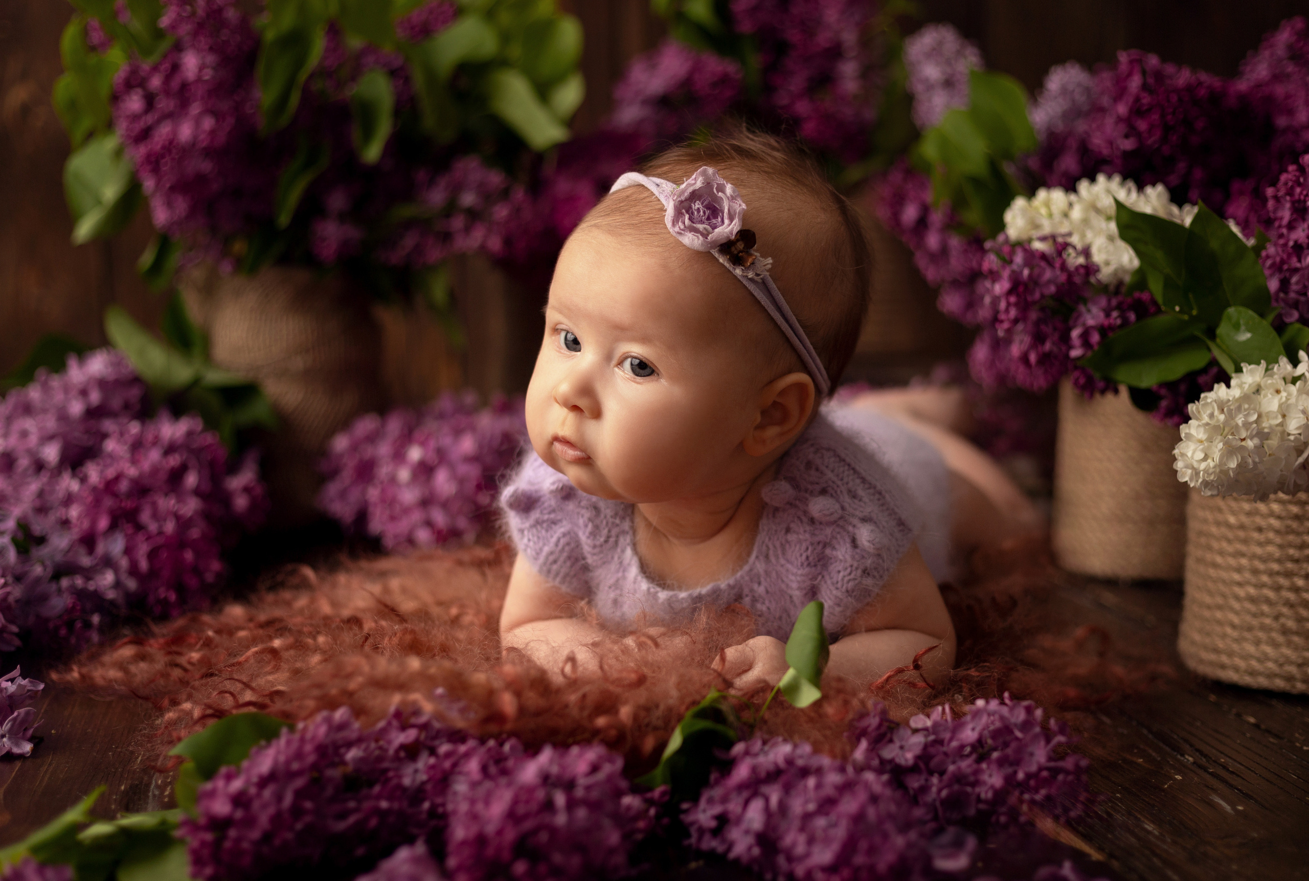 Малыши до года. Фотограф беременных и новорождённых в Краснодаре