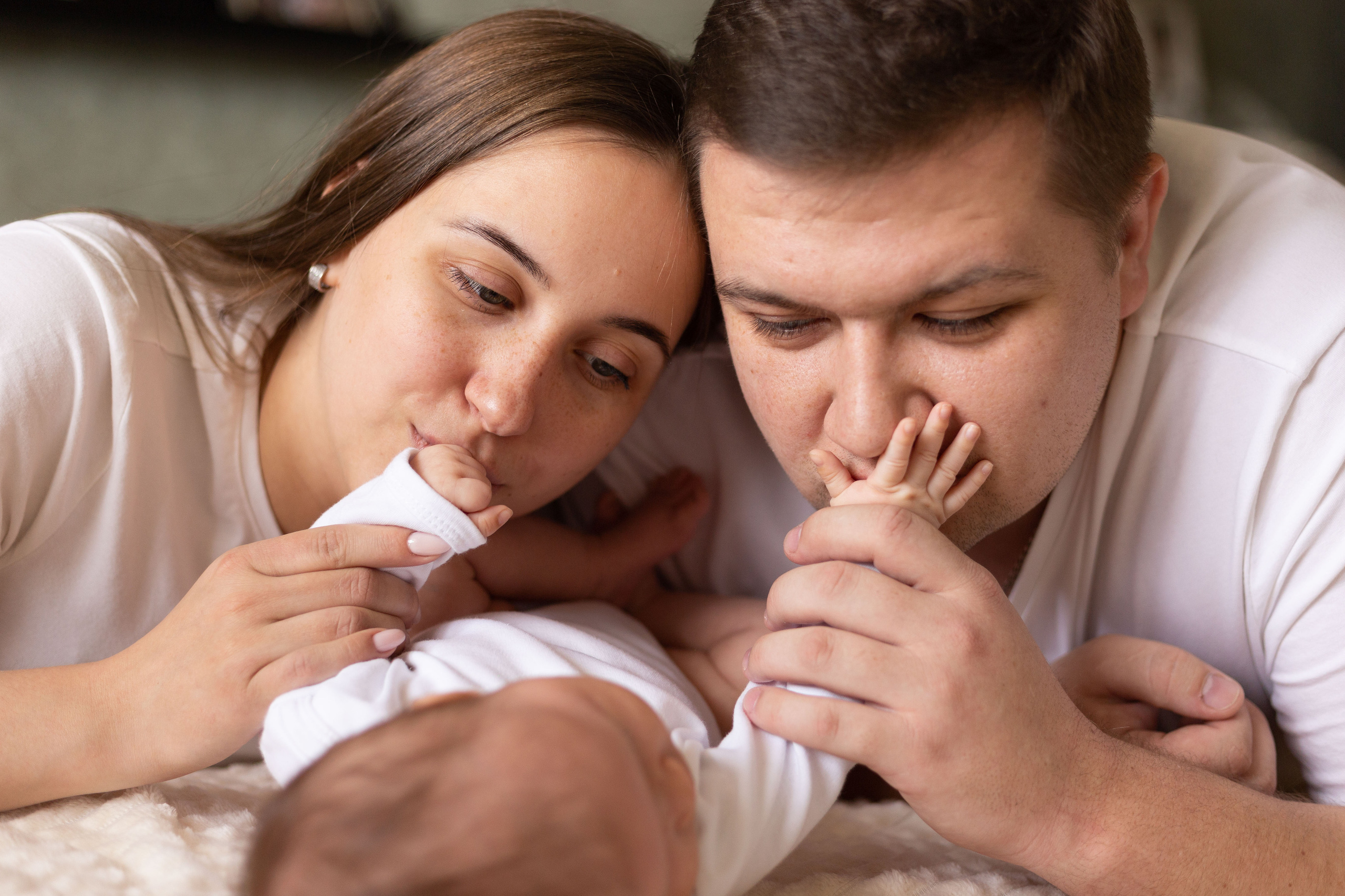 Newborn lifestyle. Фотограф беременных и новорождённых в Краснодаре