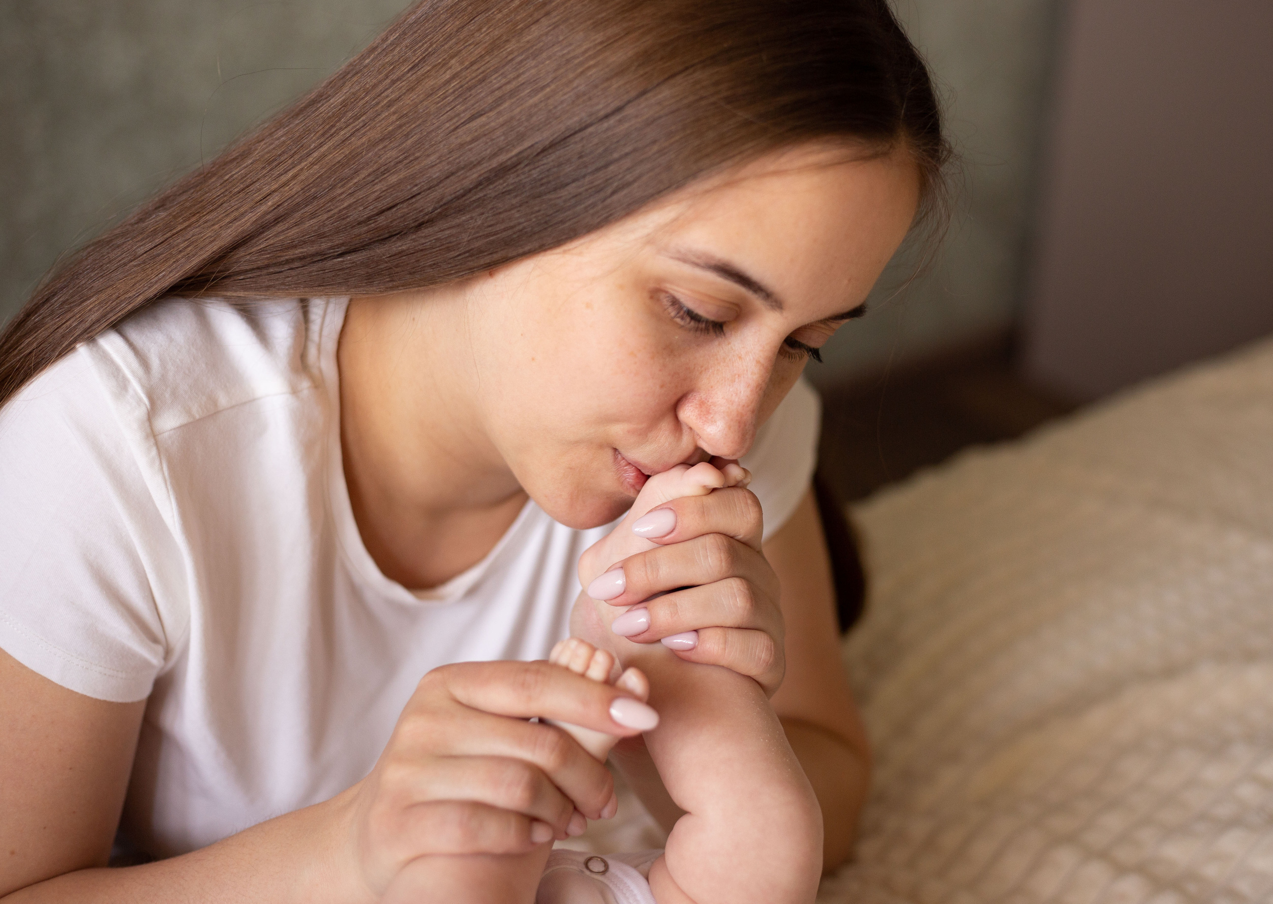 Newborn lifestyle. Фотограф беременных и новорождённых в Краснодаре