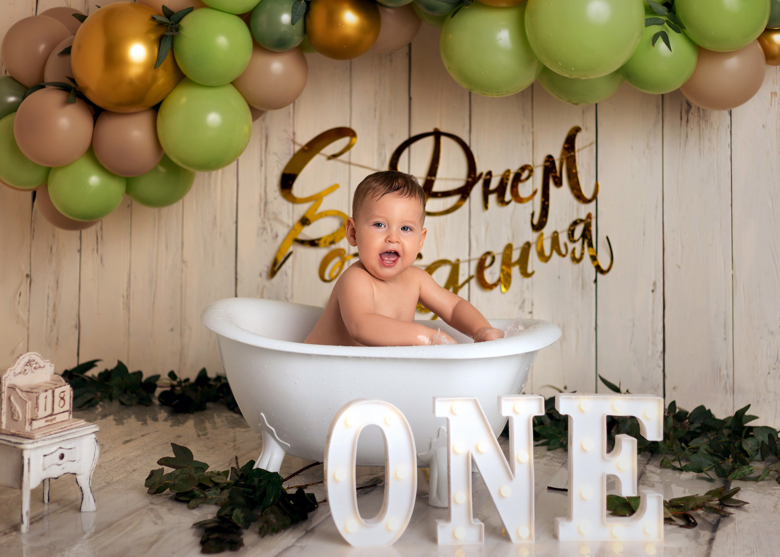 Годовасие «Под ключ». Фотограф беременных и новорождённых в Краснодаре