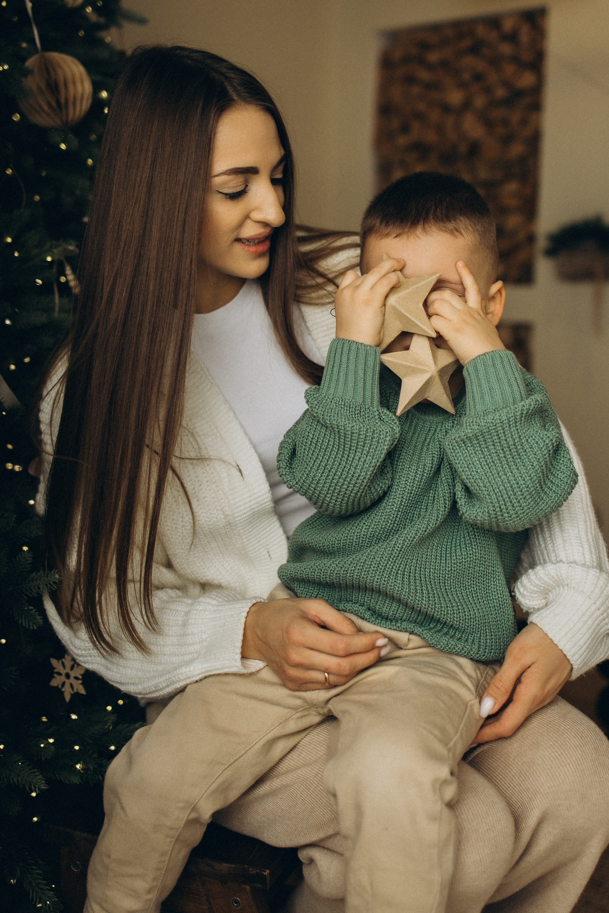 Максим & Лера & Марк 🎄✨. Семейный фотограф в Санкт-Петербурге Виктория Безгузова