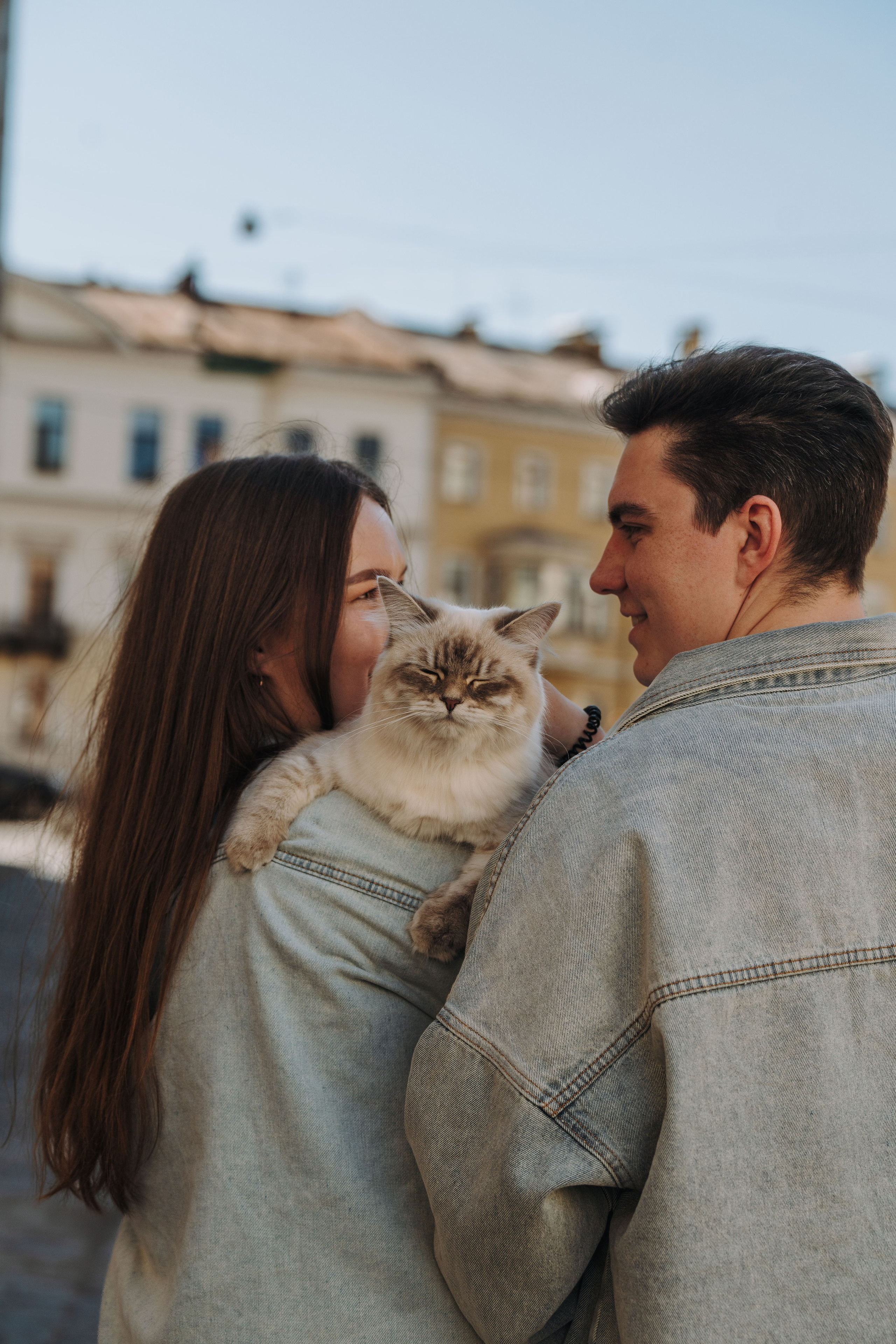 Сильвия, Полина и Никита. Фотограф анималист в Спб недорого Олеся Майорова