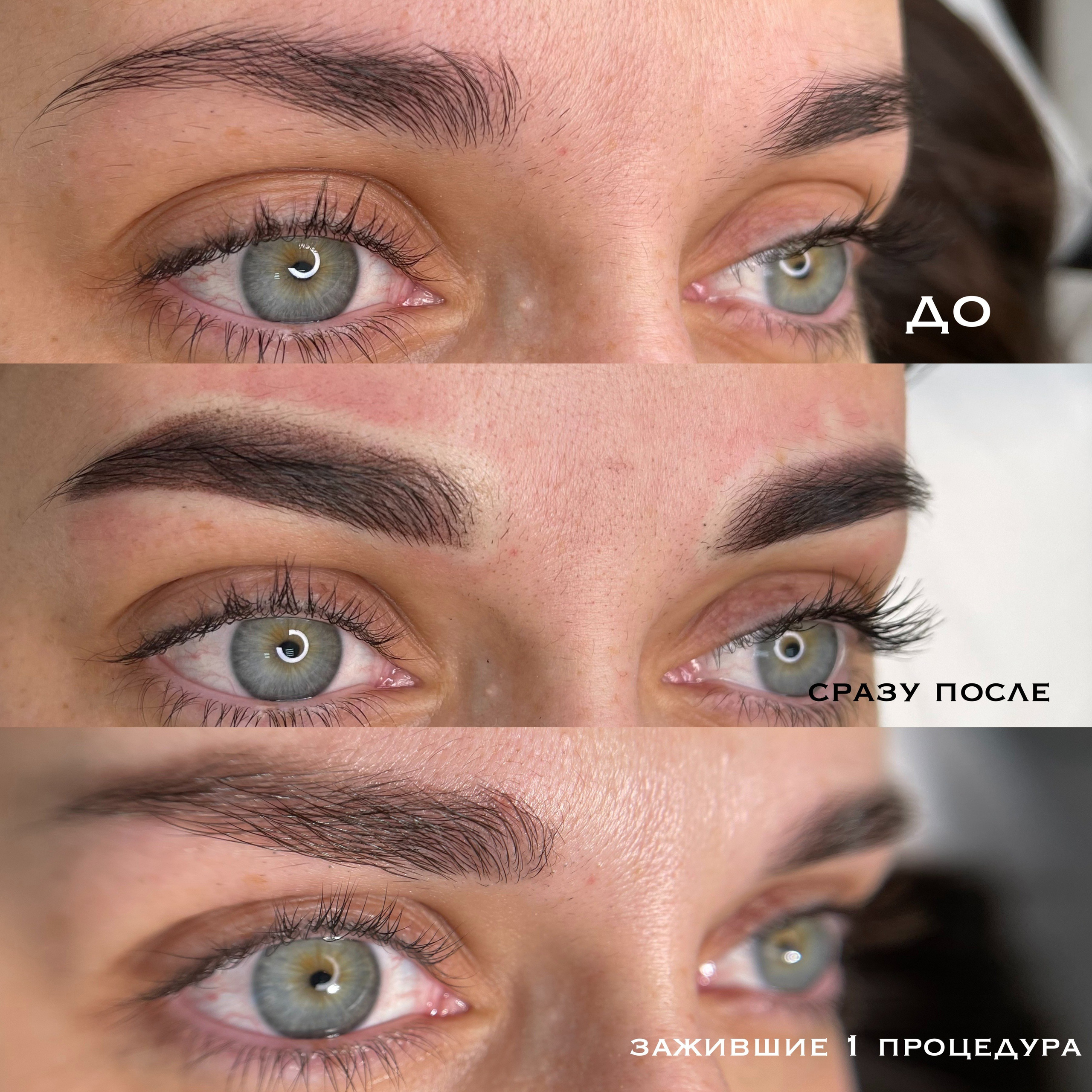 БРОВИ зажившие. Перманентный макияж и удаление старого татуажа в Ростове-на-Дону Дарья Исакова