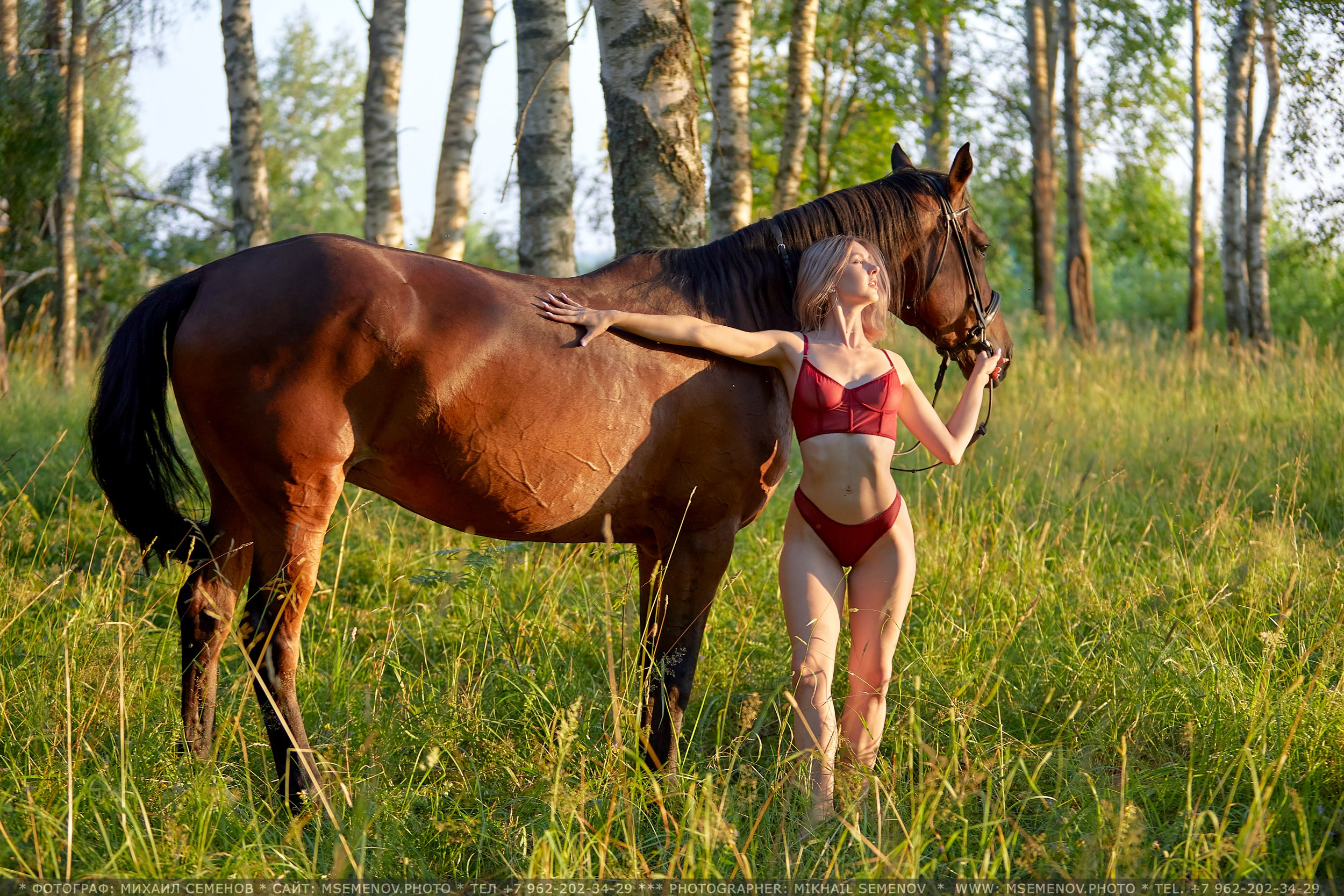 Фотосессия девушек с лошадьми Фотограф Михаил Семенов, г. Ярославль