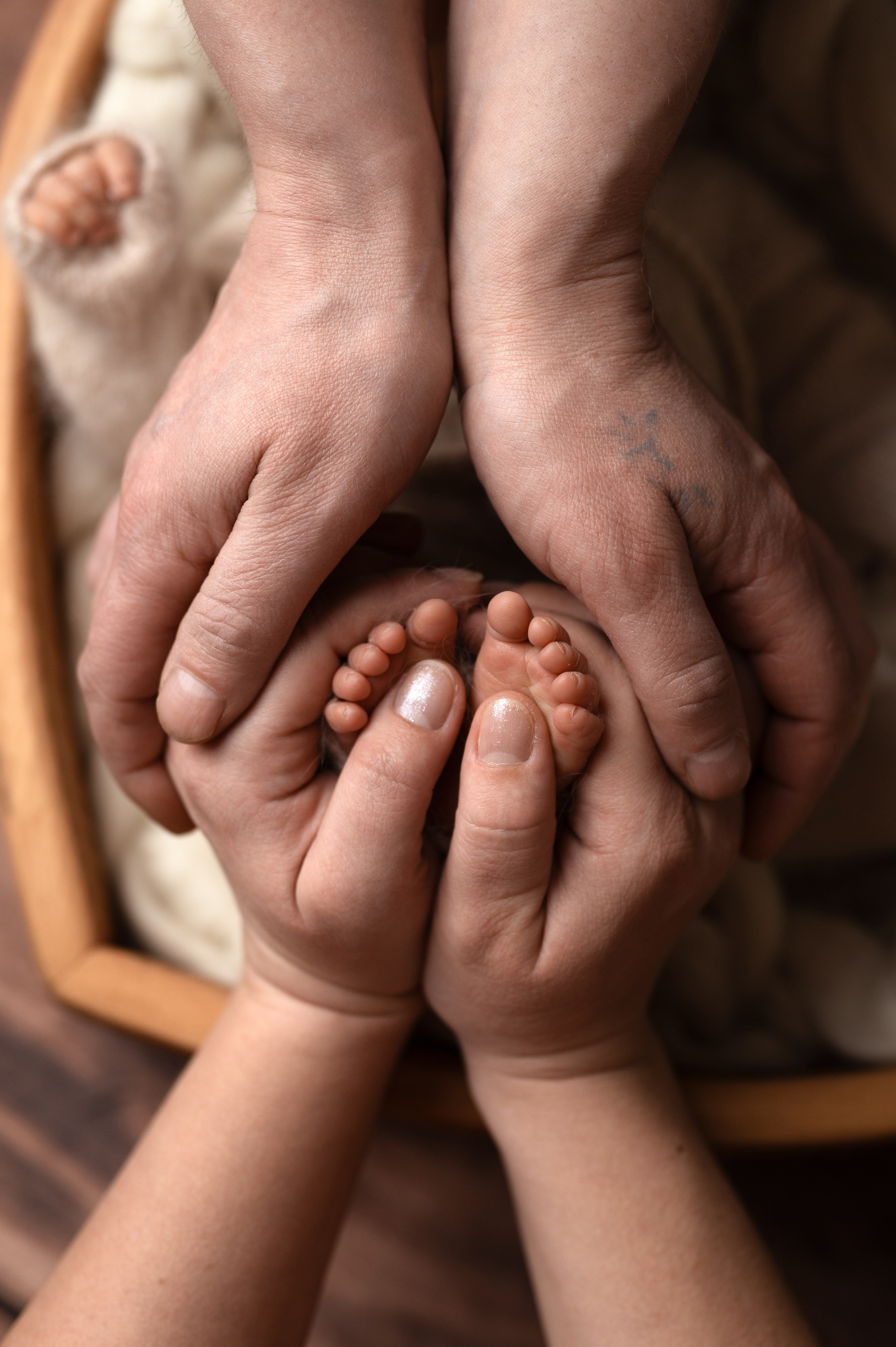 Натуральный ньюборн. Фотограф новорождённых Ольга Ушакова Москва