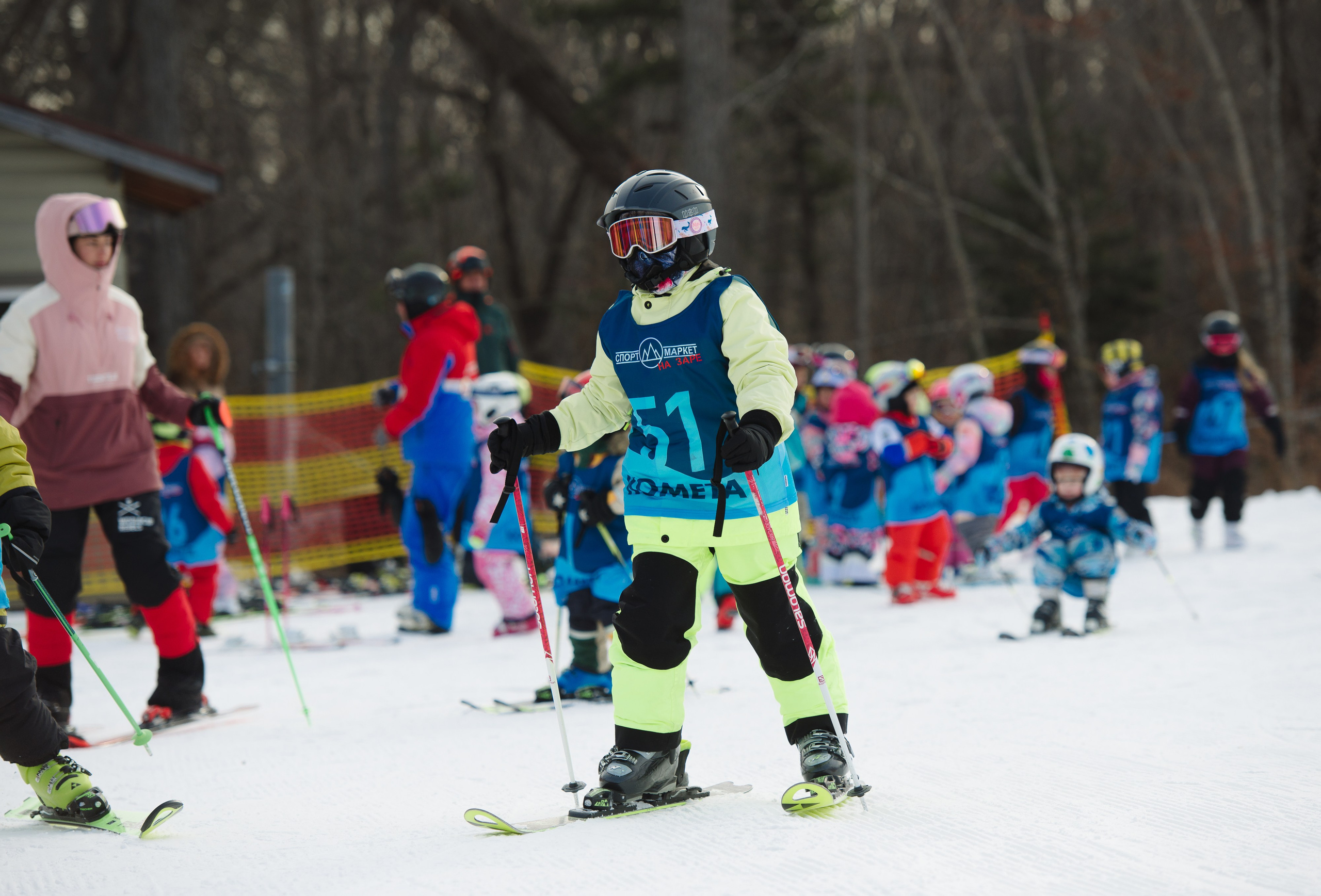 Детские соревнования/Лыжи. Фотограф Мария Каюрова