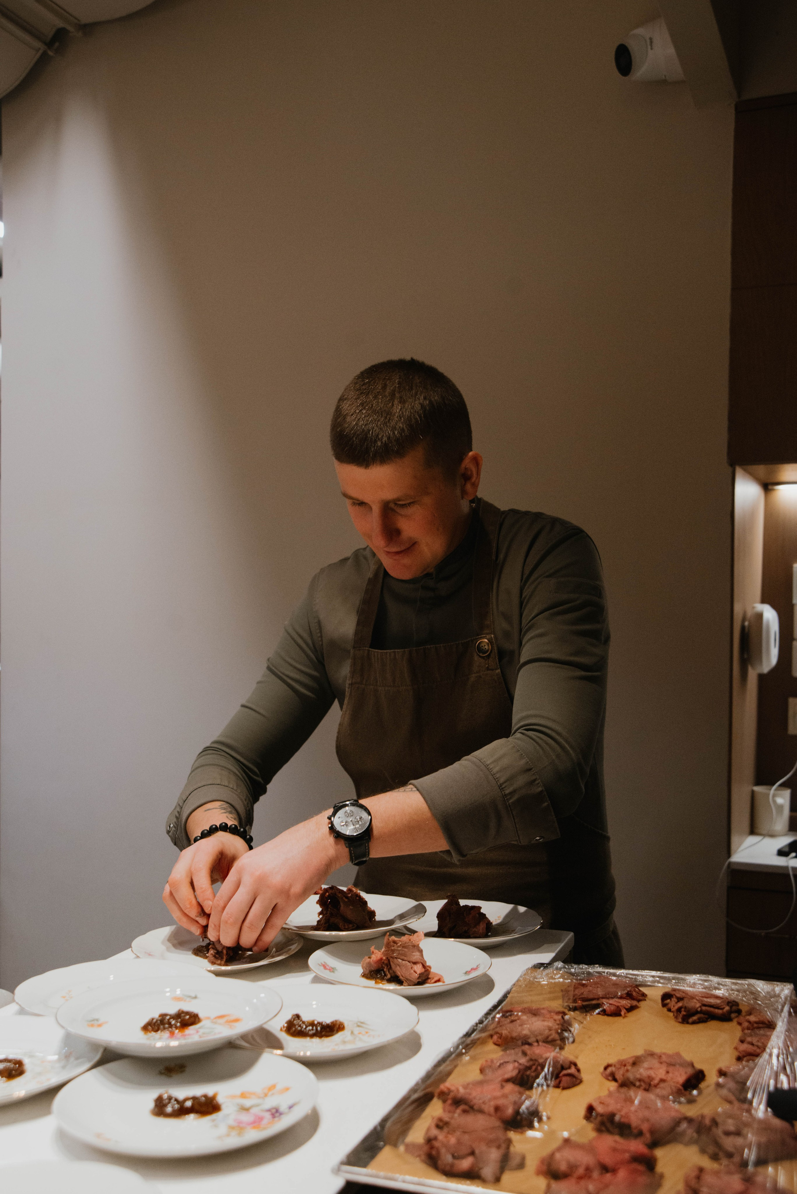 Шеф-тейбл в ресторане La Volte. Ксения Glossa. Портретный и репортажный фотограф в Самаре