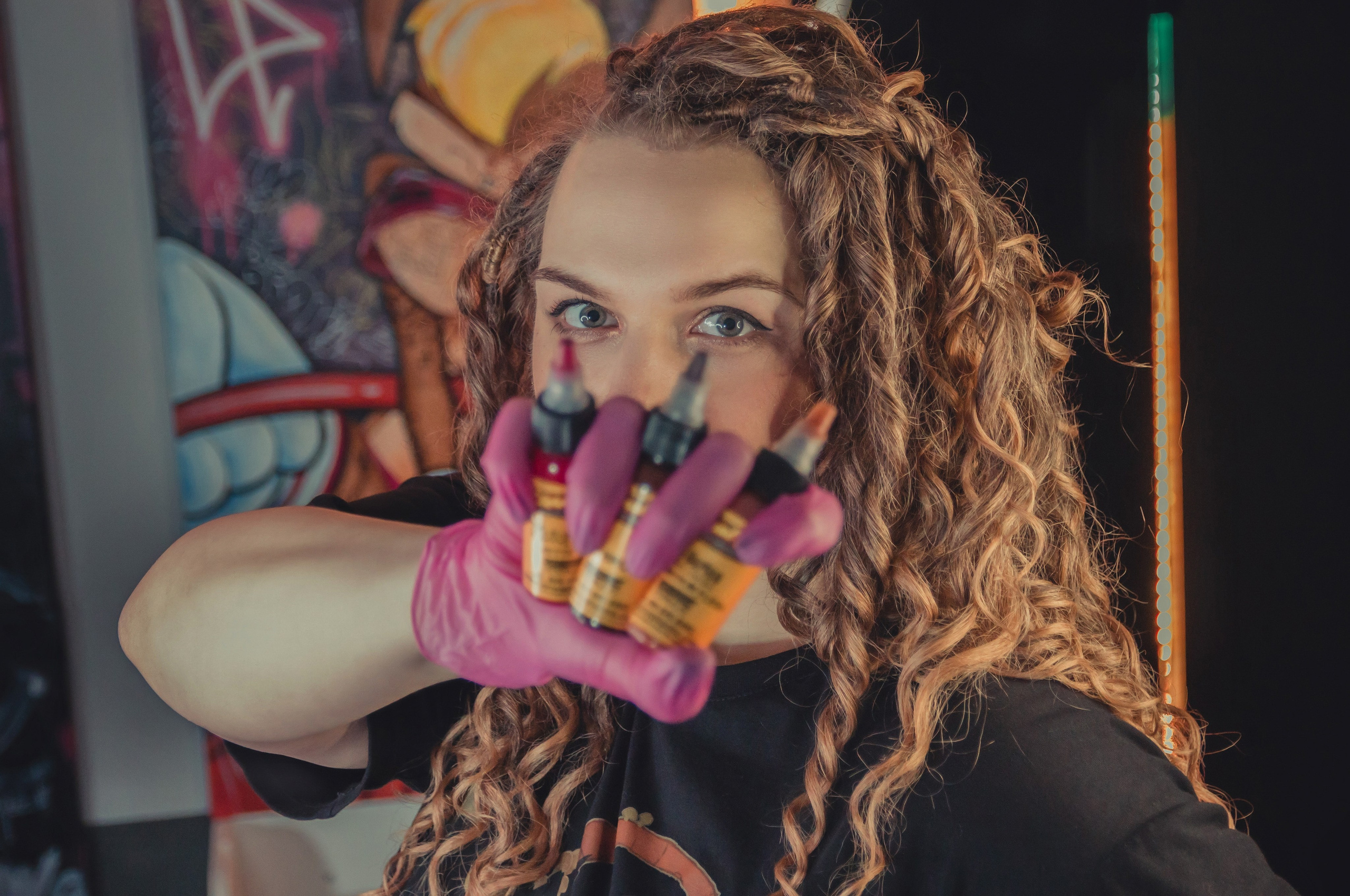 В тату студии. Фотограф в Москве Виталий Мишкин