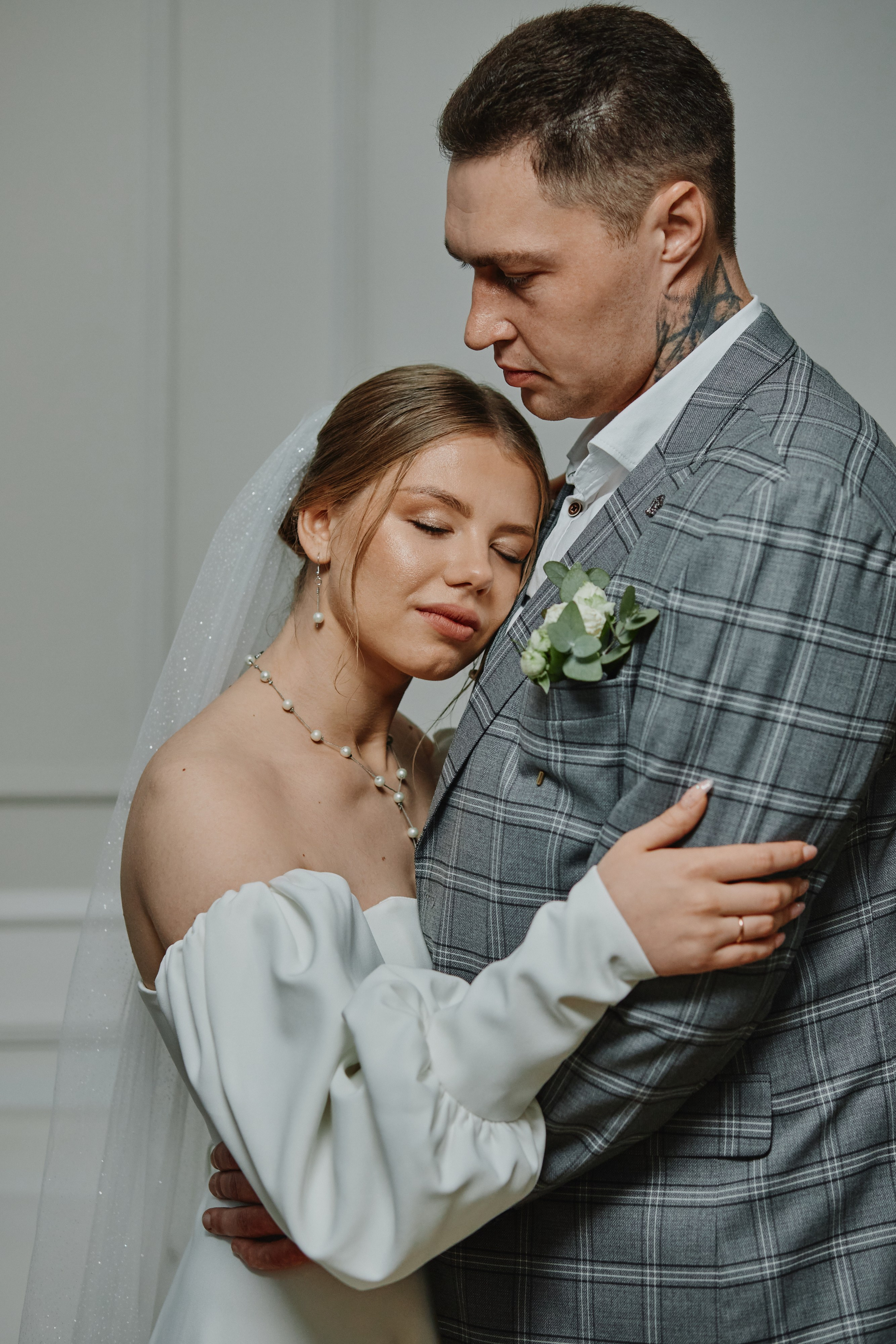 Свадебная фотосессия в студии для Андрея и Натальи