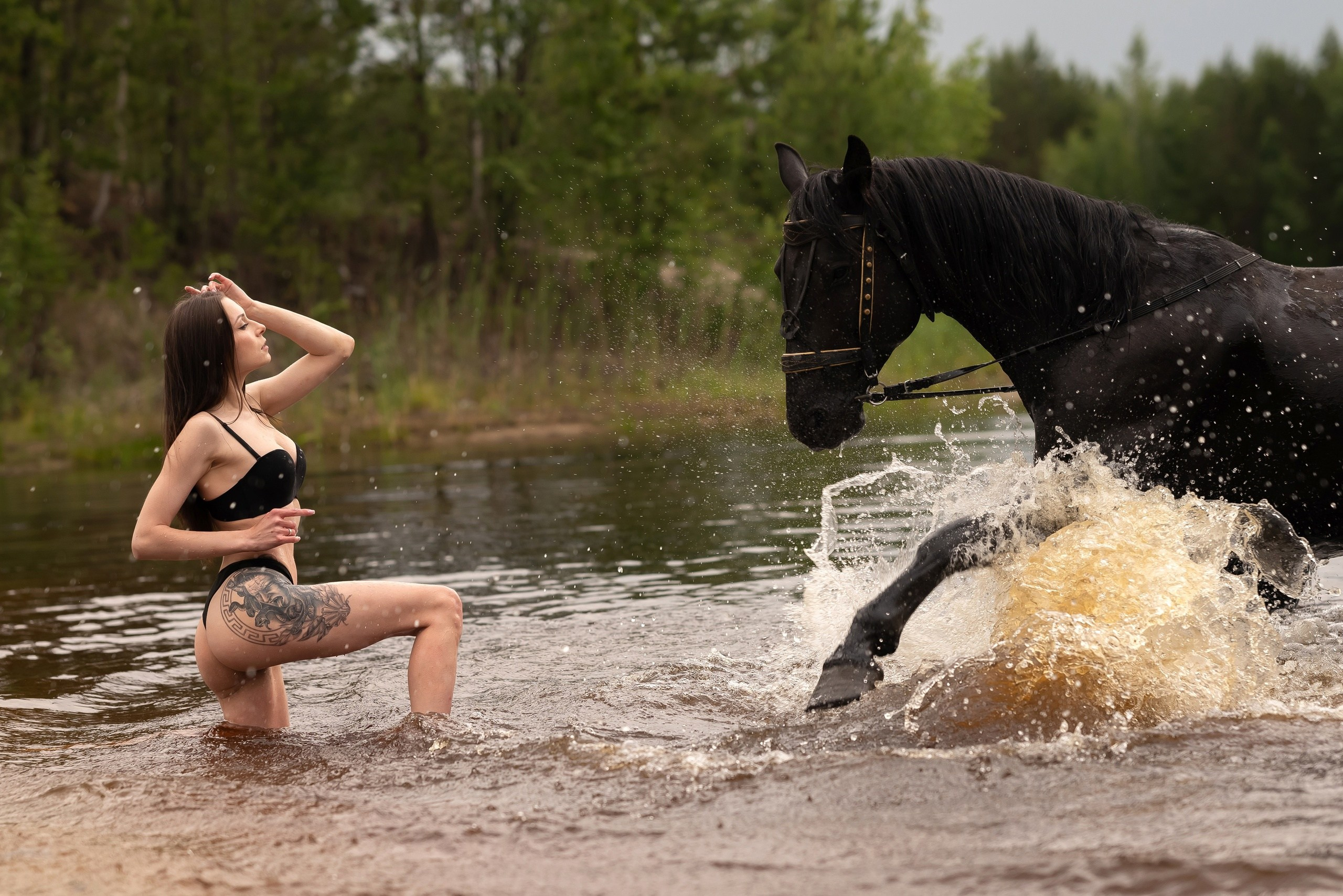 Елена. Конная прогулка. Фотограф в Тюмени Голышева Елена
