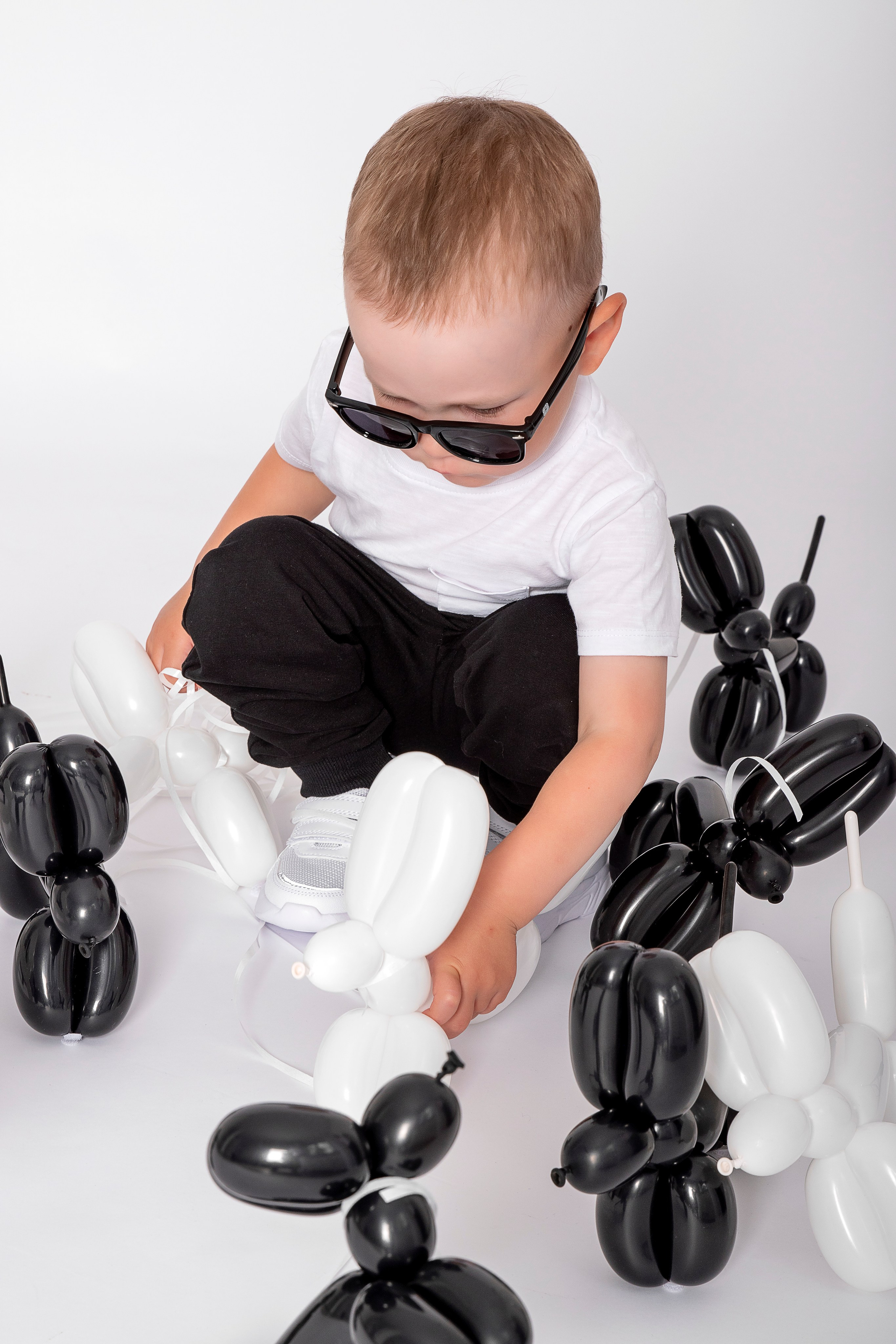 Фотосессия с воздушными шариками для Саши. Фотограф Наталья Жильцова