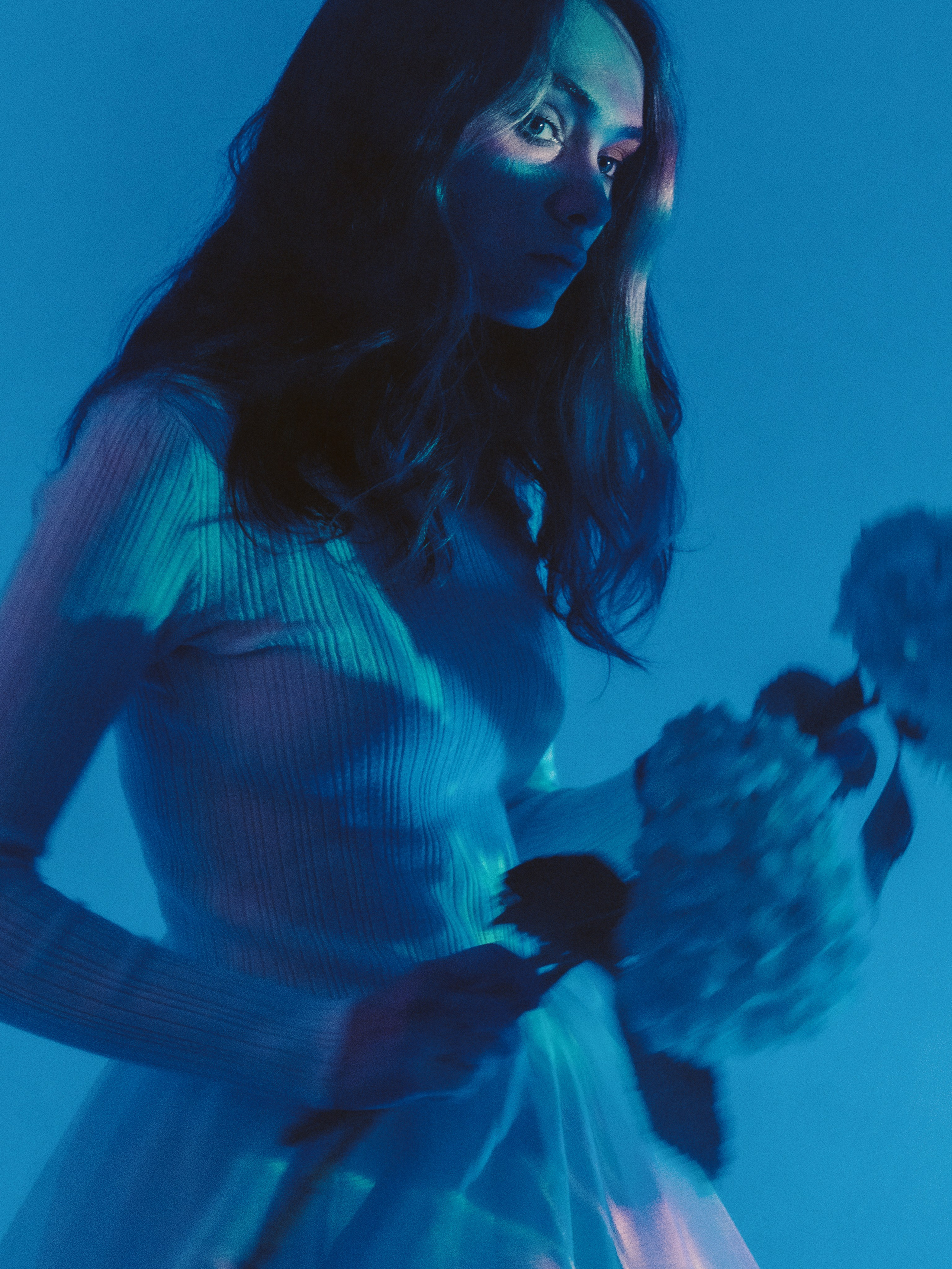 Портретная фотосессия с проектором в студии в Санкт-Петербурге. Светлана Гопанюк. Портретный фотограф. Санкт-Петербург. СПб