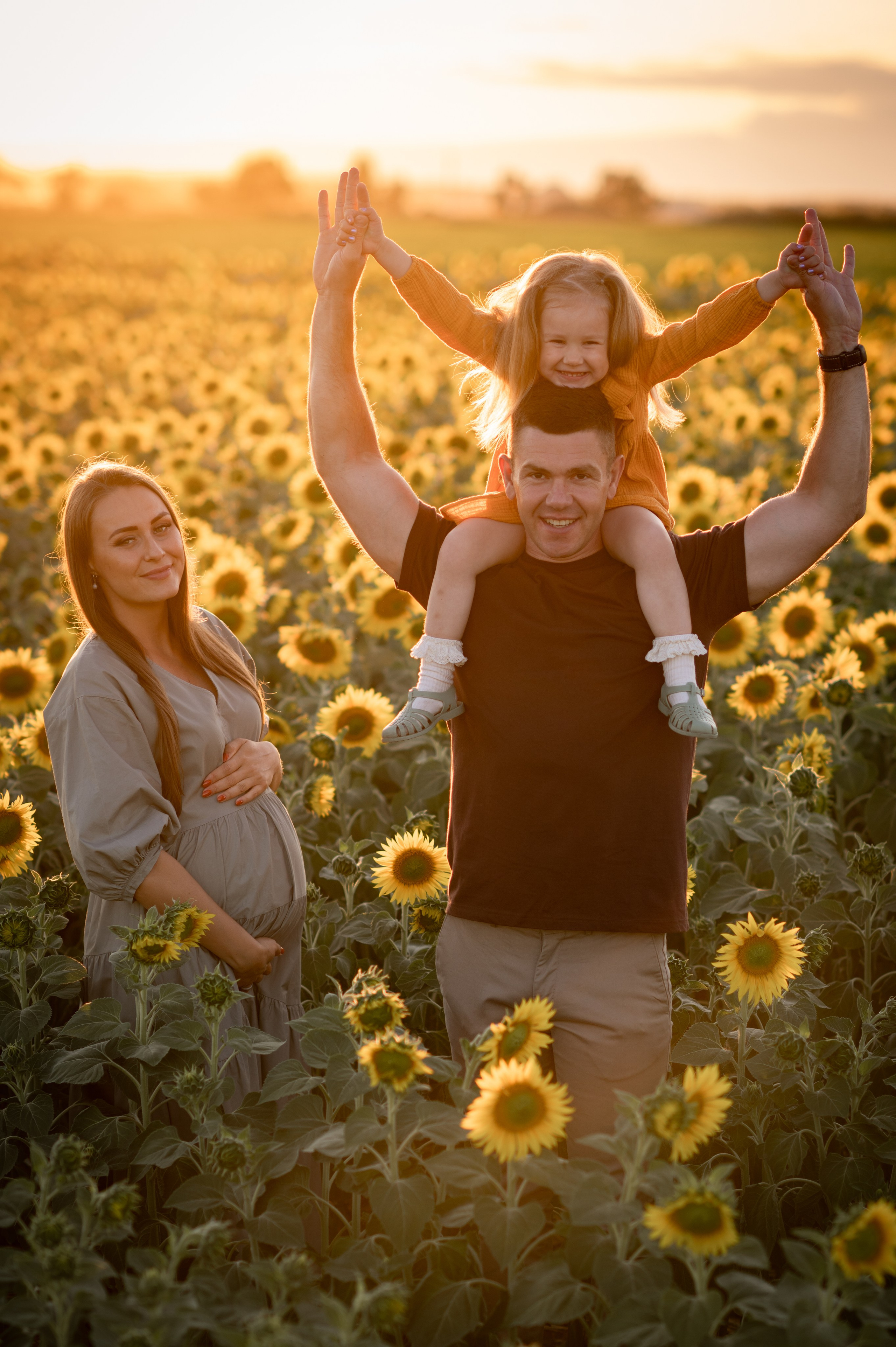Подсолнухи. Семейный фотограф в Красноярске Надежда Кошелева