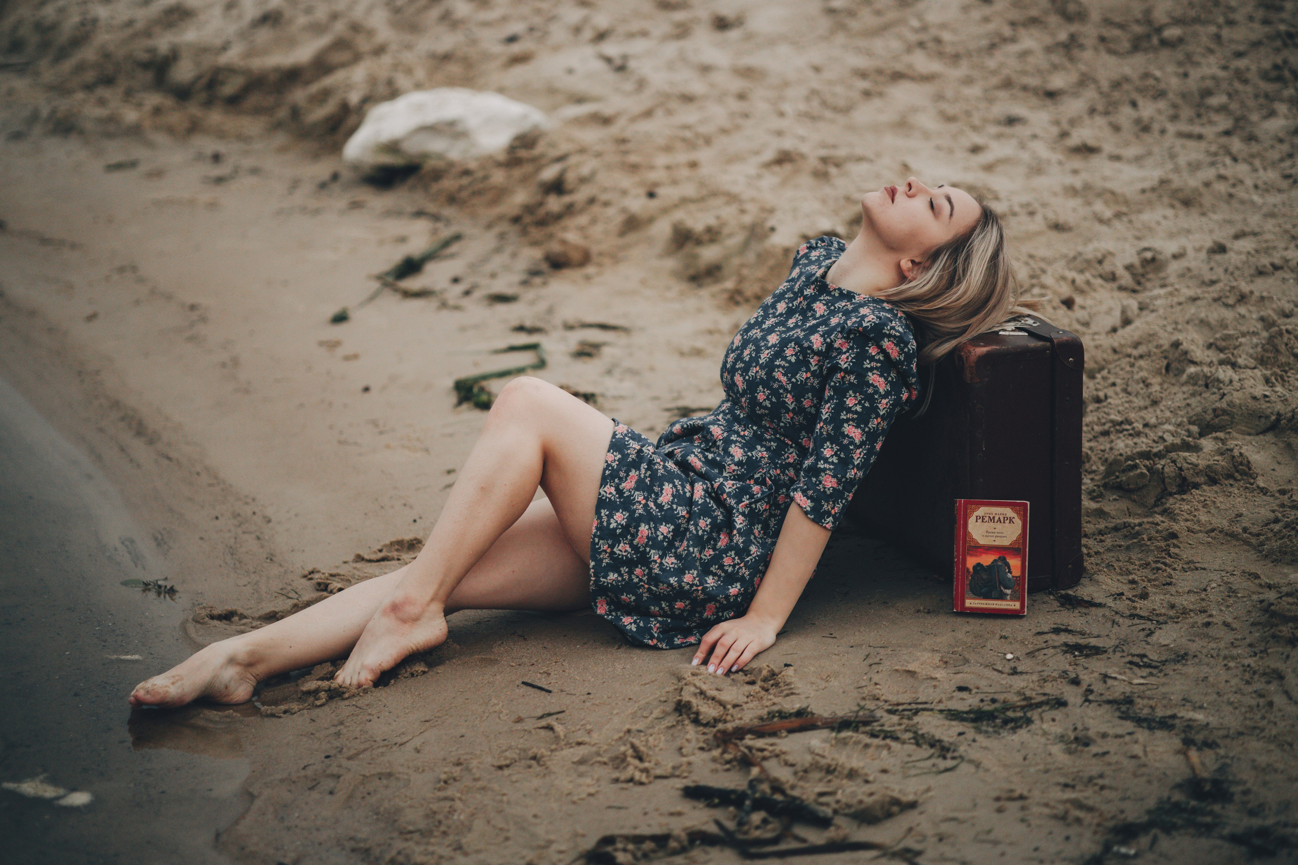 Фотосъемка Екатерины на берегу пляжа. Выпускные альбомы в Серпухове