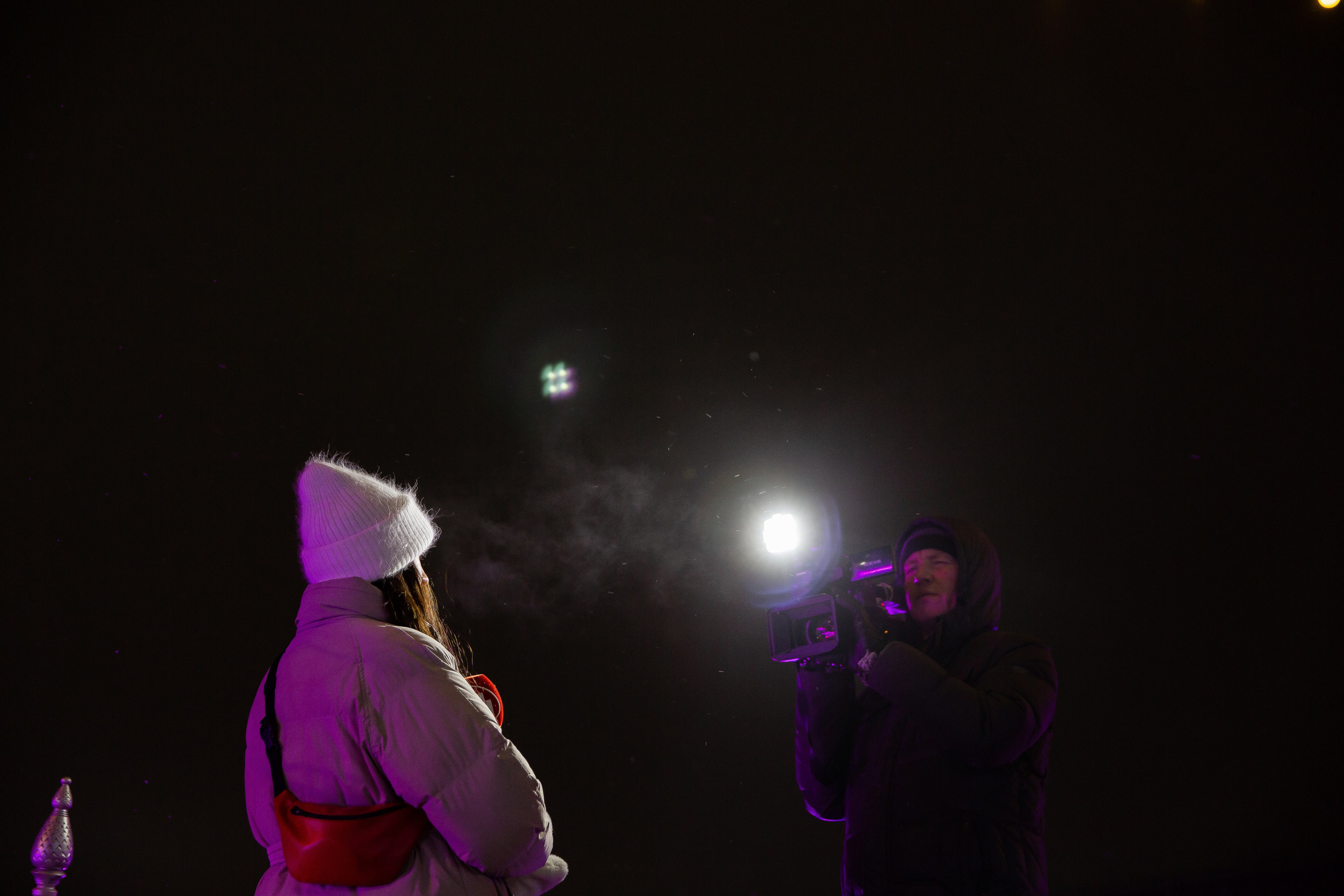 Открытие катка — Набережная Новосибирска. Свадебный Фотограф Илья Чепайкин. Калининград