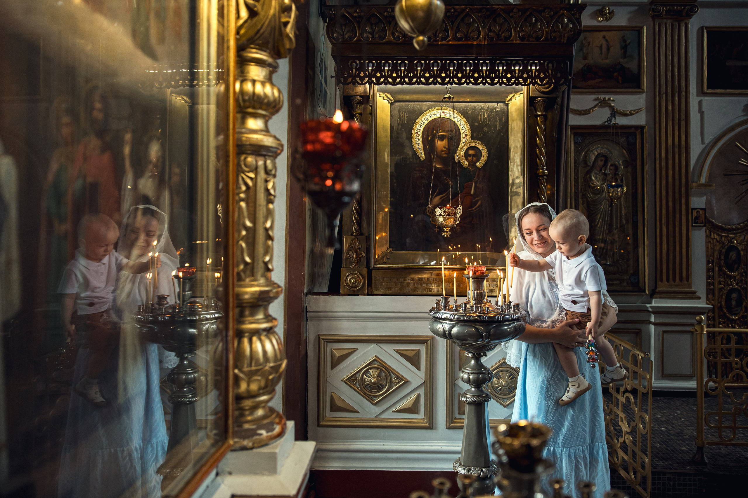 Таинство крещения. Семейный и детский фотограф в Москве Орешина Юлия